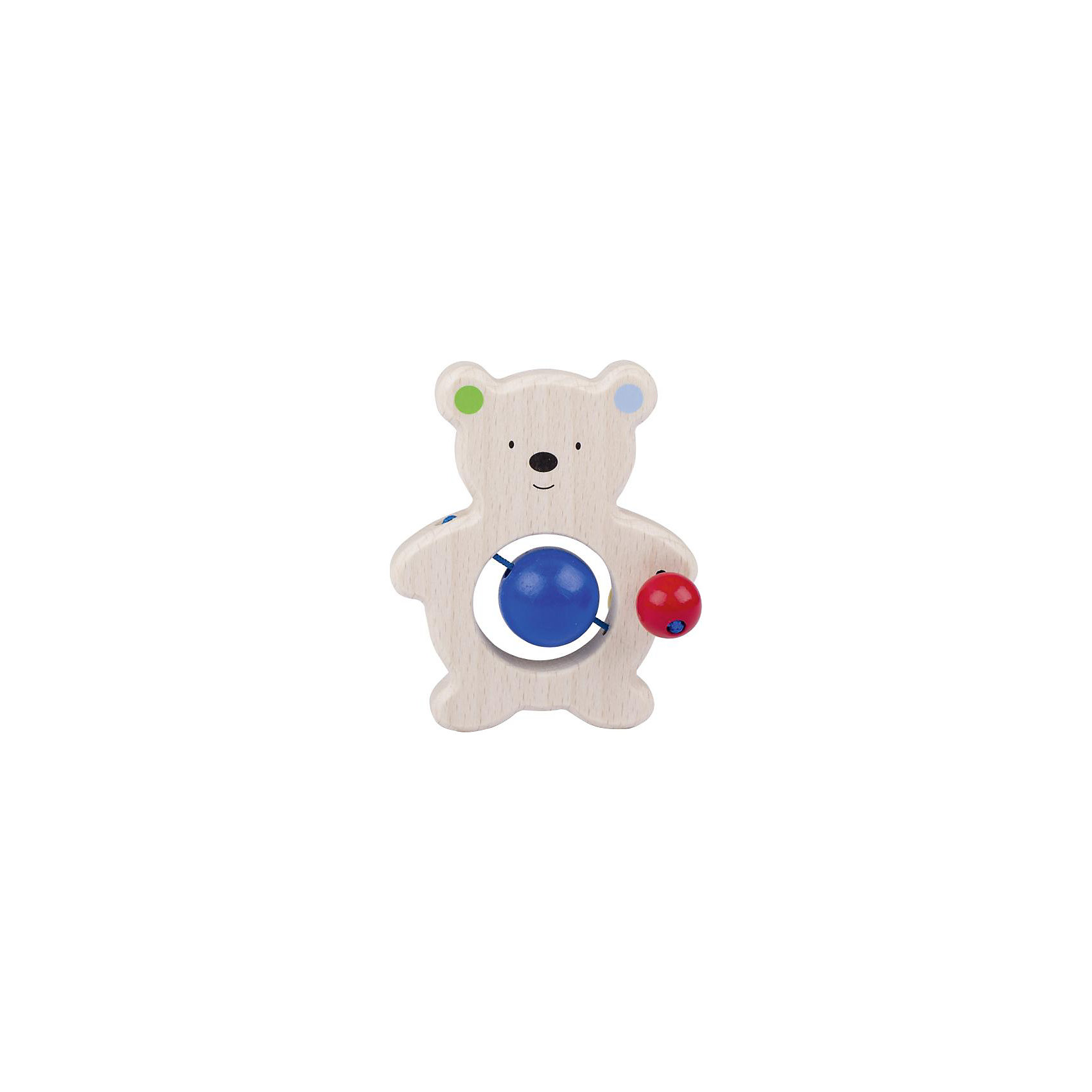 Игрушка Медвежонок с бусинками, HEIMESS Игрушка Медвежонок с бусинками, HEIMESSПрорезыватели<br>Характеристики товара:<br><br>- цвет: разноцветный;<br>- материал: дерево;<br>- размер упаковки: 10 x 10 x 10 см;<br>- вес: 50 г.<br><br>Детская красивая игрушка – отличный подарок для родителей и ребенка. В процессе игры с ней ребенок развивает моторику, тактильное восприятие, воображение, внимание и координацию движений. Игрушка тщательно обработана, её можно кусать - она сделана из безопасного дерева. Игрушка разработана специально для маленьких ручек ребёнка. <br>Такая игрушка позволит малышу с детства развивать цветовосприятие, также она помогает детям научиться фокусировать внимание. Изделие произведено из качественных материалов, безопасных для ребенка.<br><br>Игрушку Медвежонок с бусинками от бренда HEIMESS можно купить в нашем интернет-магазине.<br><br>Ширина мм: 100<br>Глубина мм: 100<br>Высота мм: 100<br>Вес г: 50<br>Возраст от месяцев: 3<br>Возраст до месяцев: 24<br>Пол: Унисекс<br>Возраст: Детский<br>SKU: 5155298