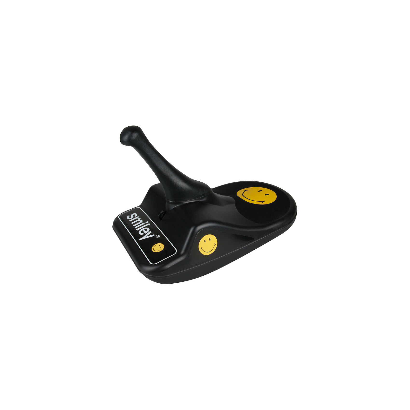 Санки Smartbob Smiley, чёрные Санки Smartbob Smiley, чёрныеСанки и снегокаты<br>Характеристики:<br><br>• Предназначение: для катания с горок<br>• Пол: универсальный<br>• Цвет: черный, желтый<br>• Материал: пластик<br>• Количество посадочных мест: 1<br>• Вес: 1 кг 500 гр<br>• Размеры (Д*Ш*В): 53*38*32 см<br>• Максимально допустимая нагрузка: 100 кг<br><br>Санки Smartbob Smiley, черные – эти уникальные санки предназначены для детского карвинга. Они выполнены из пластика, с мягким сидением и ручкой-джойстиком для управления санями. Санки Smartbob Smiley имеют легкий вес и яркий стильный дизайн. Катание на таких нетрадиционных санках позволяет легко маневрировать на поворотах и неровных поверхностях.<br><br>Санки Smartbob Smiley, черные можно купить в нашем интернет-магазине.<br><br>Ширина мм: 530<br>Глубина мм: 380<br>Высота мм: 320<br>Вес г: 1500<br>Возраст от месяцев: 48<br>Возраст до месяцев: 216<br>Пол: Унисекс<br>Возраст: Детский<br>SKU: 5162641