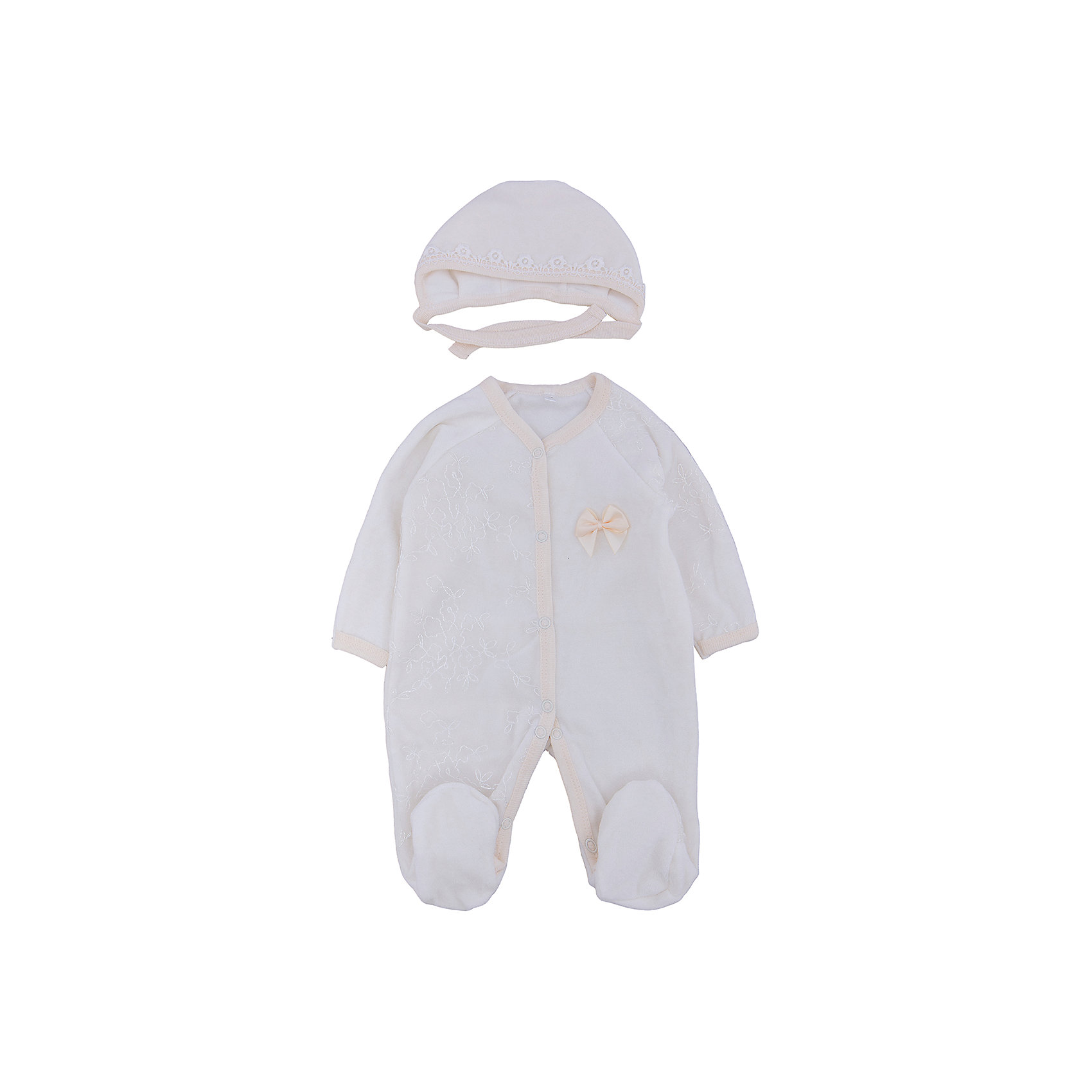 Комплект на выписку Soni kids Комплект на выписку Soni kidsКомплекты<br>Комплект на выписку Soni kids<br><br>В комплект входит:<br><br>-чепчик<br>-комбинезон <br><br>Характеристика:<br><br>-Материал: хлопок<br>-Застежки: кнопки <br>-Размер: 56<br>-Цвет: светло-бежевый<br>-Марка: Soni kids(Сони кидс)<br><br>Комплект на выписку Soni kids выполнен из натуральных материалов, поэтому не вызовет раздражения на коже новорожденного ребёнка. Комбинезон и чепчик выполнены в светлых тонах и украшены кружевом. <br><br>Комплект на выписку Soni kids можно приобрести в нашем интернет-магазине.<br><br>Ширина мм: 157<br>Глубина мм: 13<br>Высота мм: 119<br>Вес г: 200<br>Цвет: разноцветный<br>Возраст от месяцев: 0<br>Возраст до месяцев: 3<br>Пол: Мужской<br>Возраст: Детский<br>Размер: 56<br>SKU: 5164088