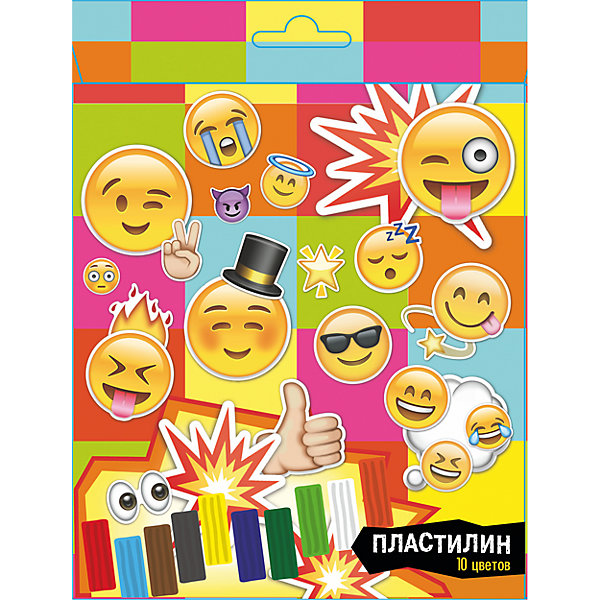 Пластилин 10 цветов Смайлы, 200 г Пластилин 10 цветов Смайлы, 200 гПластилин<br>Пластилин 10 цветов Смайлы, 200 г<br><br>Характеристики:<br><br>- в набор входит: 10 кусочков пластилина, стек<br>- состав: пластилин, пластик <br>- вес: 210 гр.<br>- для детей в возрасте: от 3 до 12 лет<br>- Страна производитель: Китай<br><br>Пластилин в яркой упаковке от немецкого бренда Centrum (Центрум), который специализируется на товарах для детского творчества и развития. Состав пластилина нетоксичен и безопасен для детей. Веселые смайлики на коробочке вдохновят на новые произведения как мальчишек, так и девчонок. Яркие десять цветов пластилина можно смешивать между собой и получать новые оттенки, что понравится юным творцам. После игры пластилин можно хранить в упаковочной коробочке. Работа с пластилином разрабатывает моторику рук, творческие способности, успокаивает, помогает развить аккуратность и внимание. <br><br>Пластилин 10 цветов Смайлы, 200 г можно купить в нашем интернет-магазине.<br><br>Ширина мм: 170<br>Глубина мм: 90<br>Высота мм: 50<br>Вес г: 210<br>Возраст от месяцев: 36<br>Возраст до месяцев: 120<br>Пол: Унисекс<br>Возраст: Детский<br>SKU: 5175436