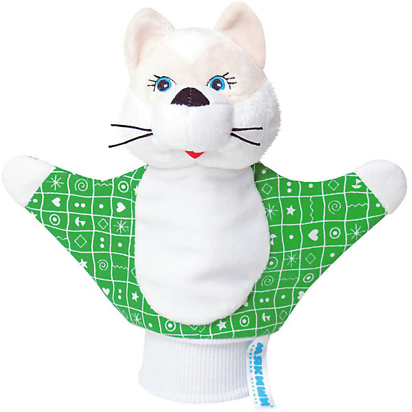 Игрушка-рукавичка Котенок, Мякиши Игрушка-рукавичка Котенок, МякишиМягкие игрушки на руку<br>Характеристики товара:<br><br>• материал: трикотаж, велюр<br>• комплектация: 1 шт<br>• размер игрушки: 22х21 см<br>• размер упаковки: 22х21 см<br>• развивающая игрушка<br>• упаковка: пакет<br>• звуковой элемент внутри<br>• страна бренда: РФ<br>• страна изготовитель: РФ<br><br>Малыши активно познают мир и тянутся к новой информации. Чтобы сделать процесс изучения окружающего пространства интереснее, ребенку можно подарить развивающие игрушки. В процессе игры информация усваивается намного лучше!<br>Такие игрушки-рукавички помогут занять малыша, играть с ними приятно и весело. Игрушка имеет универсальный размер - она отлично сядет и по взрослой руке и по детской ручке. С ней можно разыграть множество сюжетов! Одновременно она позволит познакомиться с разными цветами и фактурами. Такие игрушки развивают тактильные ощущения, моторику, цветовосприятие, логику, воображение, учат фокусировать внимание. Каждое изделие абсолютно безопасно – оно создано из качественной ткани с мягким наполнителем. Игрушки производятся из качественных и проверенных материалов, которые безопасны для детей.<br><br>Игрушку-рукавичку Котенок от бренда Мякиши можно купить в нашем интернет-магазине.<br><br>Ширина мм: 200<br>Глубина мм: 80<br>Высота мм: 210<br>Вес г: 50<br>Возраст от месяцев: 12<br>Возраст до месяцев: 36<br>Пол: Унисекс<br>Возраст: Детский<br>SKU: 5183165