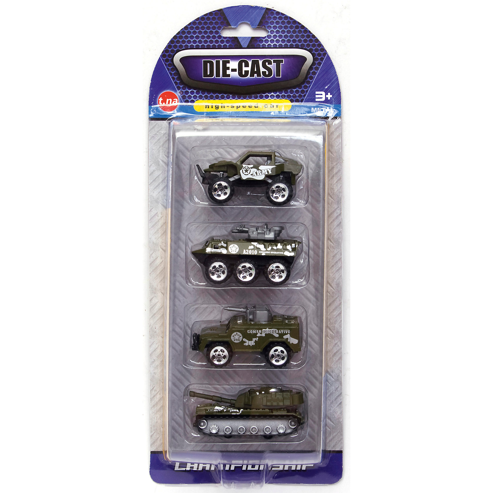 Игровой набор Военные, Boley Игровой набор Военные, BoleyИгровые наборы<br>Игровой набор Военные, Boley (Болей).<br><br>Характеристики:<br><br>• В комплекте: БТР, танк и 2 военные машины.<br>• Размер упаковки: 10 х 3,8 х 17,5 см.<br>• Цвет: хаки.<br>• Материал: пластик.<br><br>Игровой набор Военные от производителя Boley – станет отличным дополнением в мальчишеских играх «в войнушку». С таким набором юный полководец одолеет любого врага. Вся военная техника тщательно детализирована. Все предметы выполнены из высококачественных, экологически чистых материалов, совершенно безопасных для ребенка. Порадуйте своего мальчика, подарив ему такой набор!<br><br>Игровой набор Военные Boley (Болей), можно купить в нашем интернет- магазине.<br><br>Ширина мм: 130<br>Глубина мм: 30<br>Высота мм: 40<br>Вес г: 192<br>Возраст от месяцев: 36<br>Возраст до месяцев: 2147483647<br>Пол: Мужской<br>Возраст: Детский<br>SKU: 5185775