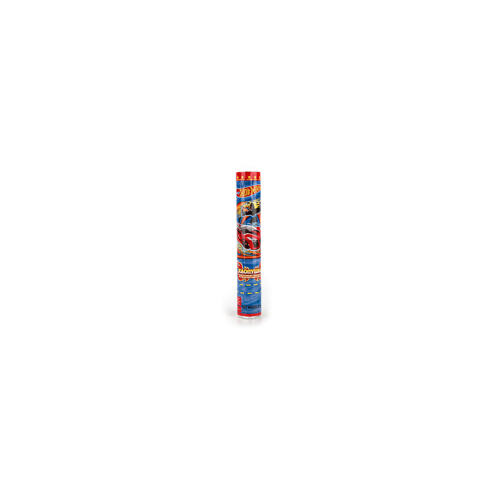 Пневмохлопушка Hot wheels, 30 см Пневмохлопушка Hot wheels, 30 смHot Wheels<br>Характеристики товара:<br><br>• материал: бумага, пластик<br>• размер упаковки: 30х5х5 см<br>• вес: 150 г<br>• комплектация:1 хлопушка<br>• упаковка: тубус<br>• страна бренда: РФ<br>• страна изготовитель: РФ<br><br>Такая хлопушка станет отличным сюрпризом для детей на праздник! Она отличается тем, что на ней изображены машинки Hot wheels, любимые многими современными детьми. Хлопушка поможет создать праздничное настроение, особенно - в компании детей. Она гораздо безопаснее, чем фейерверки и бенгальские огни. Хлопушка высотой 30 сантиметров выглядит внушительно и нарядно!<br>Хлопушка выпущена в удобном формате. Изделие производится из качественных и проверенных материалов, которые безопасны для детей.<br><br>Пневмохлопушку Hot wheels, 30 см, от российского бренда Веселый праздник можно купить в нашем интернет-магазине.<br><br>Ширина мм: 50<br>Глубина мм: 50<br>Высота мм: 300<br>Вес г: 150<br>Возраст от месяцев: 36<br>Возраст до месяцев: 72<br>Пол: Мужской<br>Возраст: Детский<br>SKU: 5196961