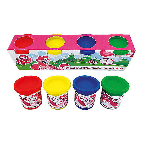 Пальчиковые краски My little pony Пальчиковые краски My little ponyПальчиковые краски<br>Характеристики:<br><br>• Предназначение: для занятий художественным творчеством<br>• Серия: Мой маленький пони<br>• Пол: для девочек<br>• Материал: водная основа, натуральные пищевые красители, пластик, картон<br>• Цвет: красный, желтый, зеленый, синий<br>• Комплектация: набор пальчиковых красок из 4-х цветов<br>• Размеры (Д*Ш*В): 5*6*22 см<br>• Вес: 290 г <br>• Упаковка: картонная коробка<br><br>Пальчиковые краски My little pony изготовлены отечественным производителем детских товаров с учетом особенностей психофизиологического развития детей раннего дошкольного возраста. Рисование – это самые первые творческие занятия, которым обучается малыш. Multiart предлагает малышам и их родителям готовые наборы пальчиковых красок для занятий рисованием самых маленьких детей, которые еще не умеют держать в руках кисточку или карандаш.<br>Пальчиковые краски My little pony состоят из водной основы и натуральных пищевых красителей, которые не вызывают аллергии и раздражения. Состав красок полностью безопасен, даже если они случайно попадут в рот, можно не беспокоиться. Набор состоит из 4-х основных цветов: синего, красного, желтого и зеленого. Краски расфасованы в баночки с крышечками. Баночки имеют широкое горлышко, поэтому малышу будет удобно обмакивать пальчики. Пальчиковые краски хорошо смываются с рук и любой поверхности, не оставляя следа.<br>С творческими наборами от Multiart Ваш ребенок научится рисовать, что будет способствовать его творческому и интеллектуальному развитию. Творческие наборы могут стать хорошим подарком к предстоящим торжествам и праздникам.<br><br>Пальчиковые краски My little pony можно купить в нашем интернет-магазине.<br><br>Ширина мм: 50<br>Глубина мм: 60<br>Высота мм: 220<br>Вес г: 290<br>Возраст от месяцев: 36<br>Возраст до месяцев: 72<br>Пол: Женский<br>Возраст: Детский<br>SKU: 5196981