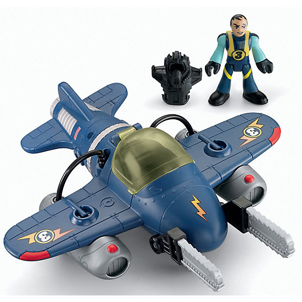 Летательный аппарат Twister Jet, Imaginext, Fisher Price Летательный аппарат Twister Jet, Imaginext, Fisher PriceФигурки из мультфильмов<br>Характеристики:<br><br>• Вид игр: сюжетно-ролевые игры<br>• Пол: для мальчиков<br>• Серия: Imaginext<br>• Материал: пластик<br>• Цвет: синий, черный, серебристый<br>• Комплектация: фигурка пилота, истребитель, 3 ракеты<br>• Размеры (Д*Ш*В): 8*18*24 см<br>• Вес: от 340 г <br>• Упаковка: картонная коробка<br><br>Летательный аппарат Twister Jet, Imaginext, Fisher Price – это игровой набор, состоящий из фигурки пилота с обмундированием, истребителя и аксессуаров от знаменитого производителя Mattel. Игрушки выполнены из качественного и безопасного пластика, устойчивого к механическим повреждениям. Все элементы окрашены нетоксичными красками. Самолет оснащен реактивными двигателями и задвигающимися шасси. У летательного аппарата предусмотрена открывающаяся кабина, в которую можно посадить пилота.<br>Сюжетно-ролевые игры с наборами серии Imaginext от Fisher Price позволят окунуться вашему ребенку в увлекательный мир авиации, создавать и воспроизводить свои истории, полные захватывающих приключений и удивительных спасений.<br><br>Летательный аппарат Twister Jet, Imaginext, Fisher Price можно купить в нашем интернет-магазине.<br><br>Ширина мм: 190<br>Глубина мм: 205<br>Высота мм: 90<br>Вес г: 340<br>Возраст от месяцев: 36<br>Возраст до месяцев: 96<br>Пол: Мужской<br>Возраст: Детский<br>SKU: 5200252