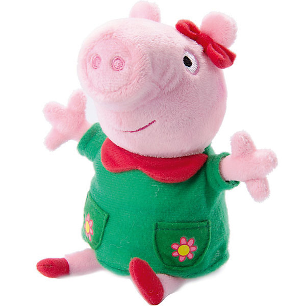 Мягкая игрушка Пеппа модница озвученная, 20 см, Peppa Pig Мягкая игрушка Пеппа модница озвученная, 20 см, Peppa PigМягкие игрушки из мультфильмов<br>Мягкая игрушка Пеппа модница озвученная, 20 см, Peppa Pig (Свинка Пеппа). <br><br>Характеристика:<br><br>• Материал: пластик, текстиль, плюш. <br>• Размер игрушки: 20 см.<br>• Комплектация: игрушка, платья (2 шт). <br>• Звуковые эффекты: 4 фразы, 5 стихов, 5 полезных советов,1 песня.<br>• Элемент питания: 3 батарейки AG13 или LR44 (в комплекте демонстрационные). <br><br>Дети обожают мягкие игрушки! Игрушка в виде любимой героини всех малышей, Свинки Пеппы, приведет в восторг любого ребенка. Пеппа-модница в очаровательном платье, с бантиками на голове и милых тапочках на лапках умеет произносить фразы петь веселые песенки, рассказывать стихи и даже даст пару хороших советов! В комплекте также есть два очаровательных платьица на все случаи. Прекрасный подарок для всех поклонников Peppa Pig! <br><br>Мягкую игрушку Пеппа модница, озвученная, 20 см, Peppa Pig (Свинка Пеппа), можно купить в нашем интернет-магазине.<br><br>Ширина мм: 230<br>Глубина мм: 215<br>Высота мм: 115<br>Вес г: 290<br>Возраст от месяцев: 36<br>Возраст до месяцев: 2147483647<br>Пол: Унисекс<br>Возраст: Детский<br>SKU: 5211681