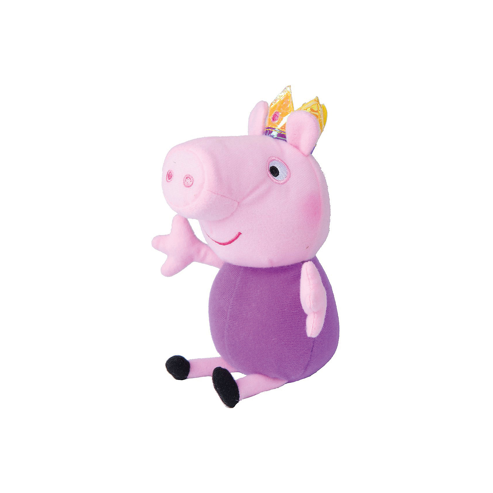 Мягкая игрушка Джордж принц, 20 см, Peppa Pig Мягкая игрушка Джордж принц, 20 см, Peppa PigЛюбимые герои<br>Мягкая игрушка Джордж принц 20 см, Peppa Pig (Свинка Пеппа). <br><br>Характеристика:<br><br>• Материал: пластик, текстиль, плюш. <br>• Размер игрушки: 20 см.<br>• Игрушка мягкая, очень приятная на ощупь. <br><br>Дети обожают мягкие игрушки! Игрушка в виде любимого героя мультсериала Peppa Pig, Джорджа, приведет в восторг любого ребенка. Малютка-Джордж сшит из мягкого приятного на ощупь плюща. С ним так весело играть днем и приятно засыпать вечером. <br>Собери всю коллекцию плюшевых игрушек Peppa Pig проигрывай сцены из любимых мультфильмов или придумывай свои забавные и интересные истории! <br><br>Мягкую игрушку Джордж принц 20 см, Peppa Pig (Свинка Пеппа), можно купить в нашем интернет-магазине.<br><br>Ширина мм: 160<br>Глубина мм: 100<br>Высота мм: 75<br>Вес г: 50<br>Возраст от месяцев: 36<br>Возраст до месяцев: 2147483647<br>Пол: Унисекс<br>Возраст: Детский<br>SKU: 5211683