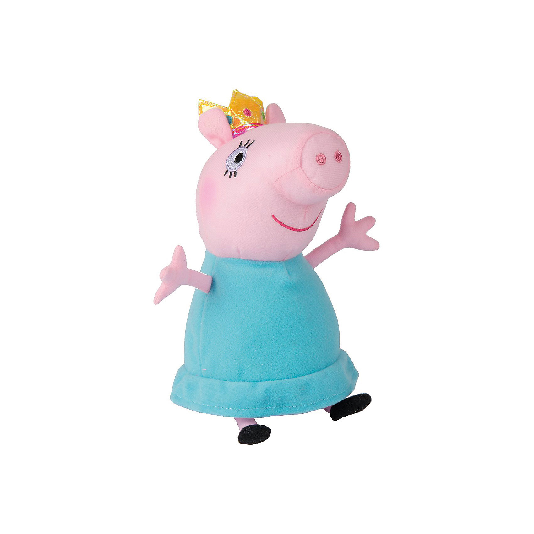 Мягкая игрушка Мама-Свинка королева, 30 см, Peppa Pig Мягкая игрушка Мама-Свинка королева, 30 см, Peppa PigЛюбимые герои<br>Мягкая игрушка Мама-Свинка королева, 30 см, Peppa Pig (Свинка Пеппа). <br><br>Характеристика:<br><br>• Материал: пластик, текстиль, плюш. <br>• Размер игрушки: 30 см.<br>• Игрушка мягкая, очень приятная на ощупь. <br><br>Игрушка в виде любимого персонажа мультсериала Peppa Pig, приведет в восторг любого ребенка! Мама-Свинка в образе королевы неотразима и восхитительна! Игрушка сшита из мягкого приятного на ощупь плюща. С ней очень весело играть днем и приятно засыпать вечером.<br>Собери всю коллекцию плюшевых игрушек Peppa Pig проигрывай сцены из любимых мультфильмов или придумывай свои забавные и интересные истории! <br><br>Мягкую игрушку Мама-Свинка королева, 30 см, Peppa Pig (Свинка Пеппа), можно купить в нашем интернет-магазине.<br><br>Ширина мм: 230<br>Глубина мм: 135<br>Высота мм: 120<br>Вес г: 141<br>Возраст от месяцев: 36<br>Возраст до месяцев: 2147483647<br>Пол: Унисекс<br>Возраст: Детский<br>SKU: 5211684