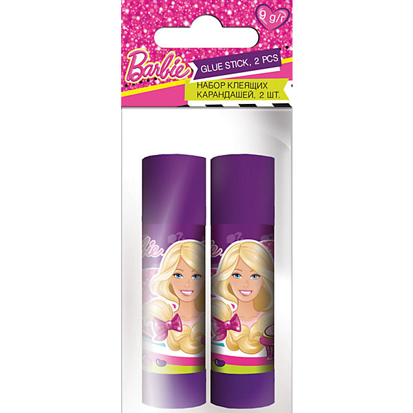 Набор клей-карандашей (2 шт.), Barbie Набор клей-карандашей (2 шт.), BarbieШкольные аксессуары<br>Набор клей-карандашей (2 шт.), Barbie (Барби).<br><br>Характеристики:<br><br>- Размер: 12х5х2 см<br>- В наборе: 2 клея – карандаша.<br>- Масса: 9 г.<br><br>Клей-карандаш незаменим в школе и дома. С его помощью можно создавать поделки и аппликации. Легко наносится, надежно склеивает бумагу и картон, не деформируя поверхность. Клей – карандаш имеет выкручивающий механизм, который обеспечивает постепенное выдвижение клеящего стержня из пластикового корпуса, оформленного изображениями любимых Барби. В комплекте 2 клей-карандаша. <br><br>Набор клей-карандашей (2 шт.), Barbie (Барби), можно купить в нашем интернет- магазине.<br><br>Ширина мм: 20<br>Глубина мм: 50<br>Высота мм: 120<br>Вес г: 44<br>Возраст от месяцев: 96<br>Возраст до месяцев: 108<br>Пол: Женский<br>Возраст: Детский<br>SKU: 5218411