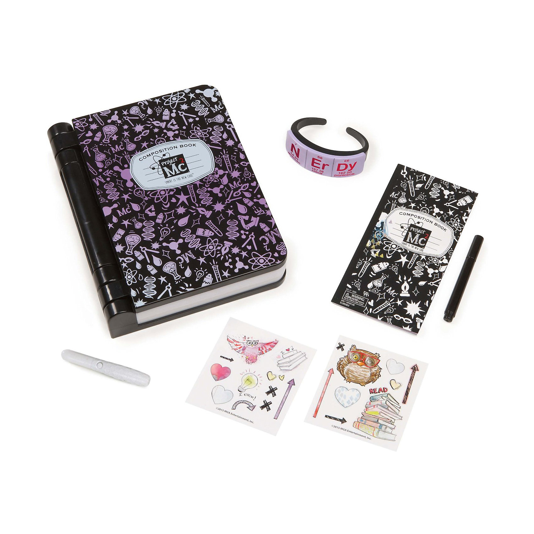 Секретный дневник, Project MС2 Секретный дневник, Project MС2Project Mc2<br>Характеристики товара:<br><br>• размер упаковки: 29х26 x 6 см<br>• материал: бумага, картон, пластик, металл<br>• комплектация: дневник, браслет, ручка, буклет, набор наклеек, фонарик<br>• батарейки: 3хAA/LR6 1.5V (не входят в комплект)<br>• возраст: от шести лет<br>• страна бренда: США<br>• страна производства: Китай<br><br>Секретный дневник - желанный подарок для ребенка! Чтобы открыть его нужен секретный браслет (или булавка), при этом звучит мелодия. Также в наборе - буклет с интересными играми, ручка с невидимыми чернилами, фонарик с ультрафиолетом для прочтения невидимых чернил. Дневник вмещает iPhone или предмет аналогичного размера, он интерактивен и совместим с любым смартфоном через приложение на сайте. Комплект очень качественно выполнен, отлично детализирован, благодаря функциональности предметов в наборе с ним можно придумать множество игр! С таким дневником девочка сможет весело и с пользой провести время! <br>Подобные игры помогают детям развивать важные социальные навыки и способности, они активизируют мышление, логику, развивают мелкую моторику и воображение. Изделие производится из качественных сертифицированных материалов, безопасных даже для самых маленьких.<br><br>Секретный дневник от бренда Project MС2 можно купить в нашем интернет-магазине.<br><br>Ширина мм: 290<br>Глубина мм: 260<br>Высота мм: 60<br>Вес г: 890<br>Возраст от месяцев: 36<br>Возраст до месяцев: 2147483647<br>Пол: Женский<br>Возраст: Детский<br>SKU: 5224463