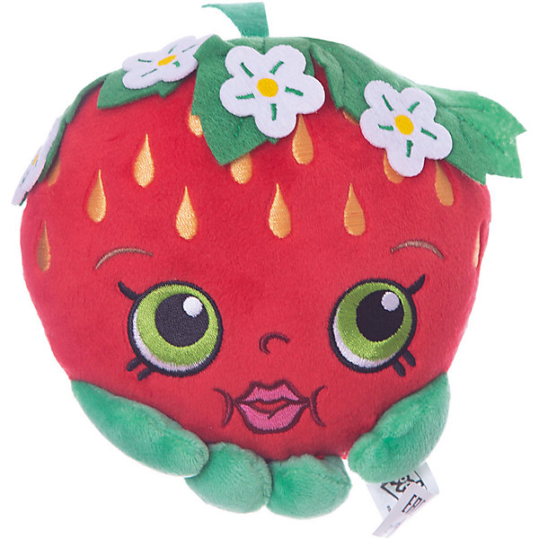 Мягкая игрушка Клубничка Кисс, 20см, Shopkins Мягкая игрушка Клубничка Кисс, 20см, ShopkinsМягкие игрушки из мультфильмов<br>Характеристики:<br><br>• размер игрушки: 20 см;<br>• материал: плюш;<br>• наполнитель: синтепон;<br>• декоративные элементы: вышивка;<br>• упаковка: ПВХ-пакет.<br><br>Плюшевая коллекционная игрушка Шопкинс создана по мотивам мультсериала для детей. Улыбчивая Клубничка Кисс оформлена как героиня Shopkins, личико вышито, игрушка мягкая на ощупь. В процессе игры развивается воображение, речь, тактильное восприятие.<br><br>Мягкую игрушку Клубничка Кисс, 20см, Shopkins можно купить в нашем магазине.<br><br>Ширина мм: 135<br>Глубина мм: 135<br>Высота мм: 70<br>Вес г: 70<br>Возраст от месяцев: 36<br>Возраст до месяцев: 2147483647<br>Пол: Женский<br>Возраст: Детский<br>SKU: 5247681