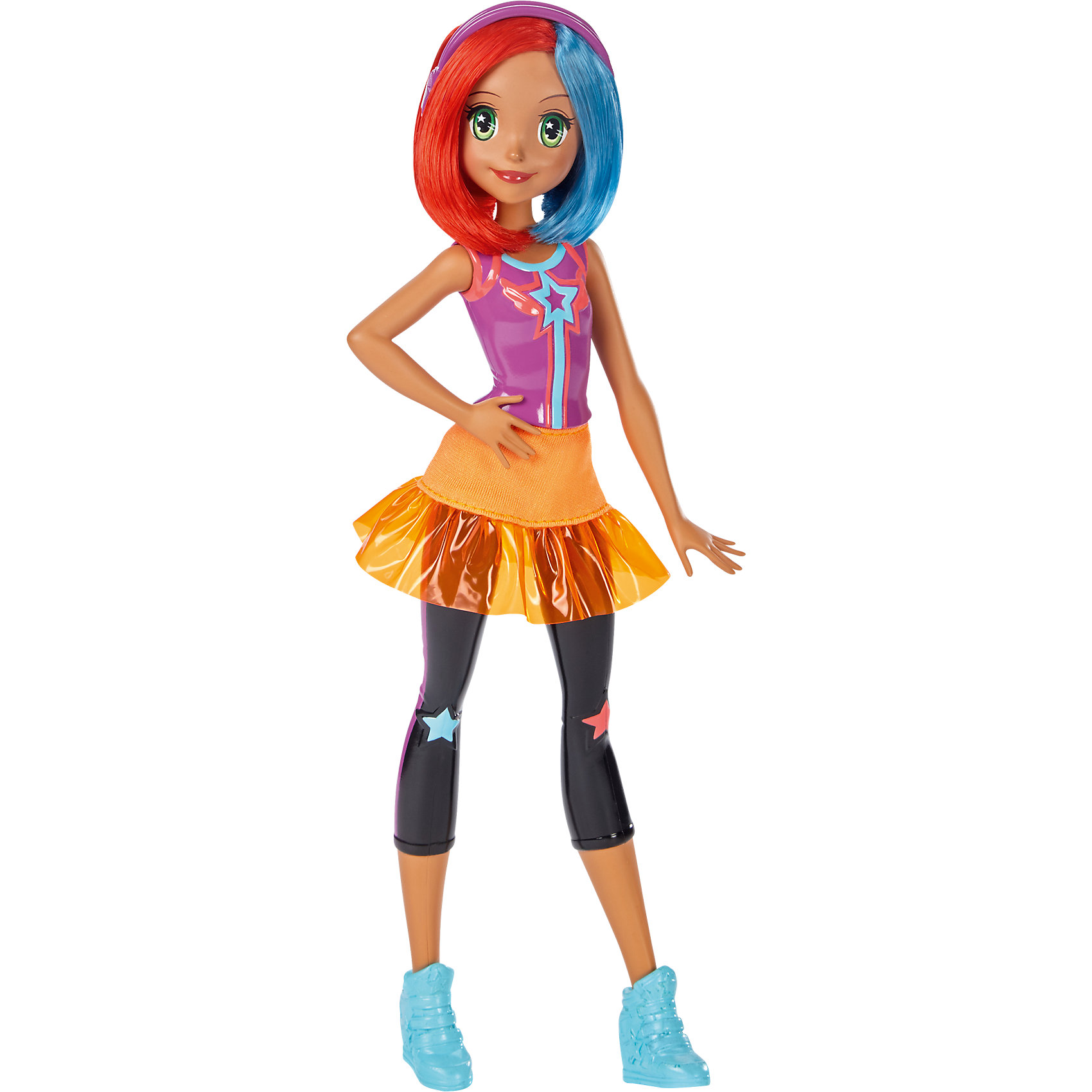 Подружка Barbie из серии «Barbie и виртуальный мир» Multi-Color Подружка Barbie из серии «Barbie и виртуальный мир» Multi-ColorПопулярные игрушки<br>Характеристики товара:<br><br>• комплектация: кукла, аксессуары<br>• материал: пластик, текстиль<br>• серия: Barbie и виртуальный мир<br>• руки, ноги гнутся<br>• высота куклы: 25,5 см<br>• возраст: от трех лет<br>• размер упаковки: 32х12х6 см<br>• вес: 0,3 кг<br>• страна бренда: США<br><br>Барби может разной! Такой современный образ изящной куклы порадует маленьких любительниц мультфильмов про приключения Barbie. Костюм героини мультфильма дополняет обувь и аксессуары. Руки и ноги гнутся! Барби из серии «Barbie и виртуальный мир» станет великолепным подарком для девочек.<br><br>Таки куклы помогают девочкам отработать сценарии поведения в обществе, развить воображение и мелкую моторику. Барби от бренда Mattel не перестает быть популярной! <br><br>Куклу Подружка Barbie из серии «Barbie и виртуальный мир» Multi-Color от компании Mattel можно купить в нашем интернет-магазине.<br><br>Ширина мм: 324<br>Глубина мм: 116<br>Высота мм: 50<br>Вес г: 137<br>Возраст от месяцев: 36<br>Возраст до месяцев: 72<br>Пол: Женский<br>Возраст: Детский<br>SKU: 5257088