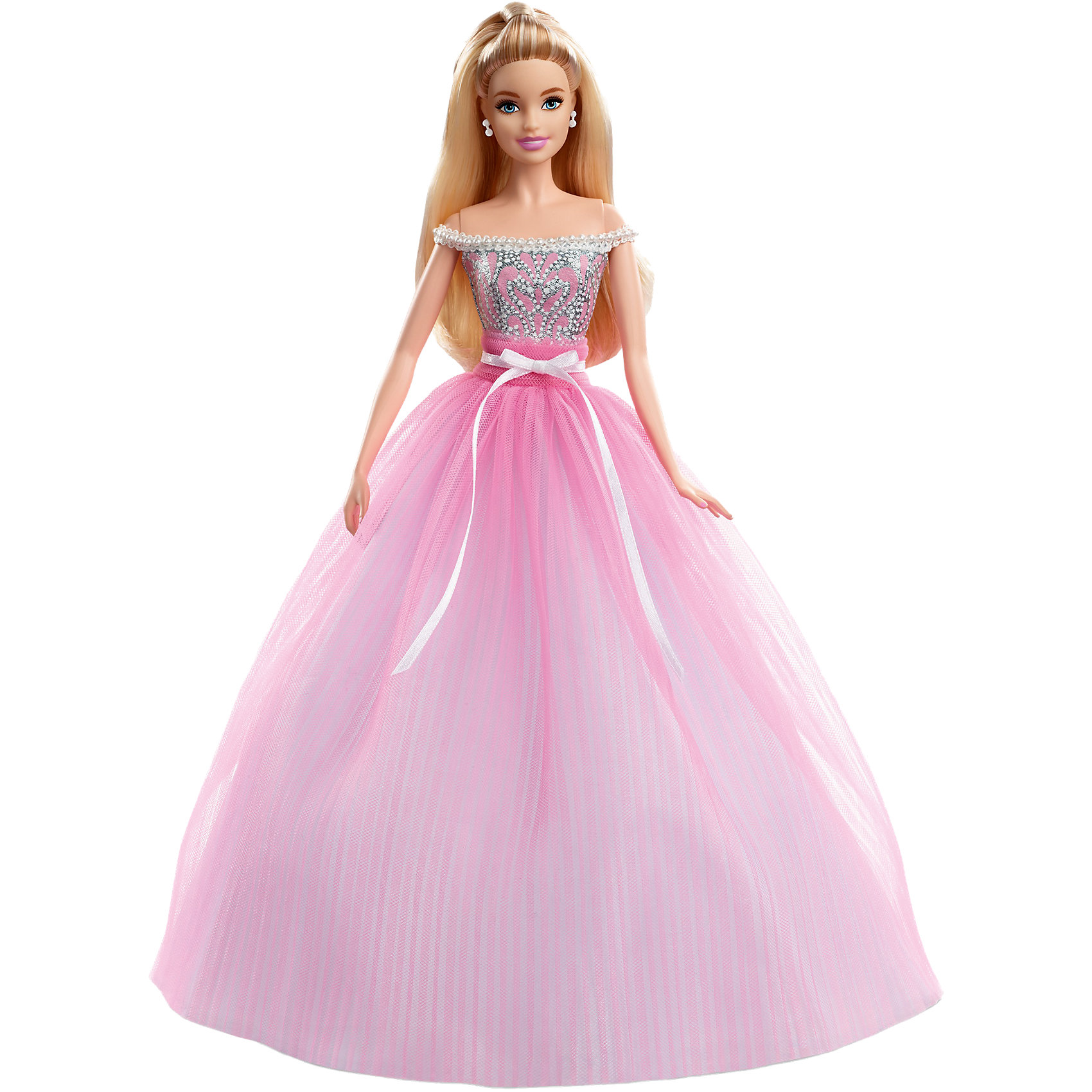 Коллекционная кукла «Пожелания ко дню рождения», Barbie Коллекционная кукла «Пожелания ко дню рождения», BarbieBarbie Игрушки<br>Характеристики товара:<br><br>• комплектация: игрушка, упаковка <br>• материал: пластик, текстиль<br>• серия: Barbie<br>• возраст: от трех лет<br>• для девочек<br>• подвижные суставы<br>• габариты игрушки: 33х7,5х23 см<br>• срок годности: не ограничен<br>• страна бренда: США<br><br>Коллекционная кукла Барби – самый желанный подарок всех модник ко Дню рождения. Кукла одета в безупречное красивое розовое платье и оформлена в праздничную коробку, которую уже не нужно украшать. Стоит отметить, что все товары, выпускаемые компанией Mattel, полностью безопасны и соответствуют международным требованиям по качеству материалов. <br><br>Товар «Коллекционная кукла «Пожелания ко дню рождения», Barbie» можно приобрести в нашем интернет-магазине.<br><br>Ширина мм: 341<br>Глубина мм: 222<br>Высота мм: 83<br>Вес г: 388<br>Возраст от месяцев: 96<br>Возраст до месяцев: 144<br>Пол: Женский<br>Возраст: Детский<br>SKU: 5257106