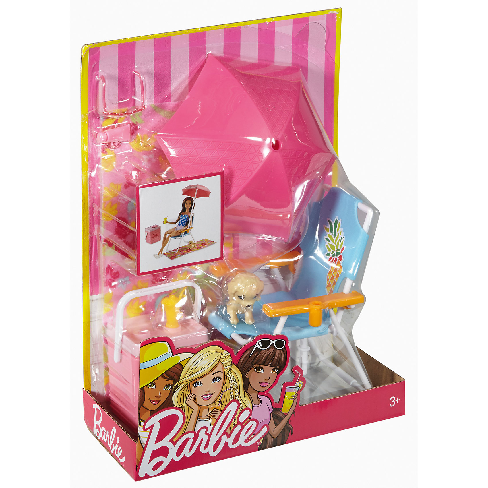 Набор мебели Barbie пикник dxb69 dvx47