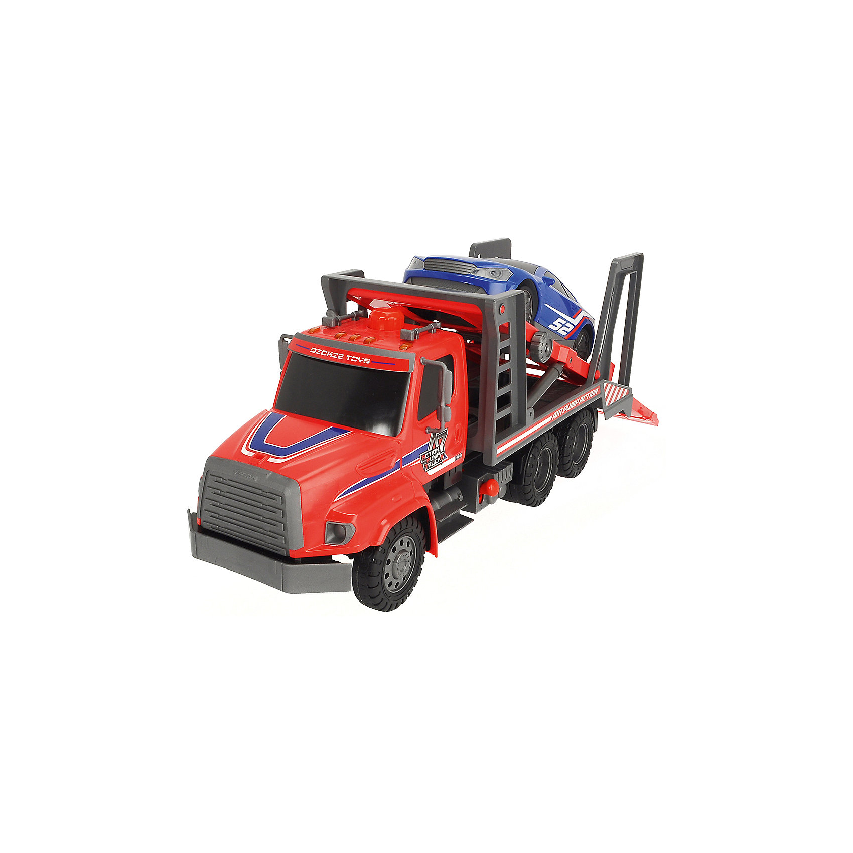 Транспортер AirPump, 57 см, Dickie Toys Транспортер AirPump, 57 см, Dickie ToysИгровые наборы<br>Характеристики:<br><br>• длина транспортера: 57 см;<br>• помповый насос работает без батареек;<br>• комплектация: транспортер, легковая машинка;<br>• размер упаковки: 59х28х19 см.<br><br>Габаритный транспортер Dickie Toys с системой AirPump оснащен подвижными элементами. Машинки загоняются в транспортер по специальному выдвижному пандусу, платформа с машинкой поднимается и опускается, срабатывает помповый механизм. Система AirPump отвечает за процесс накачки воздуха. Игра обогащает фантазию ребенка, знакомит с работой простых механизмов.<br><br>Транспортер AirPump, 57 см, Dickie Toys можно купить в нашем магазине.<br><br>Ширина мм: 190<br>Глубина мм: 280<br>Высота мм: 590<br>Вес г: 2048<br>Возраст от месяцев: 36<br>Возраст до месяцев: 120<br>Пол: Мужской<br>Возраст: Детский<br>SKU: 5258957