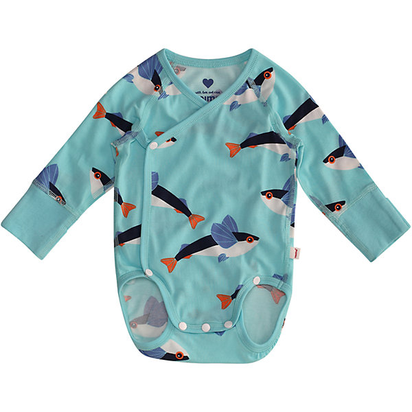 Боди Ruoko Reima Боди Ruoko ReimaБоди<br>Характеристики товара:<br><br>• цвет: зеленый<br>• состав: 49% хлопок, 46% лиоцелл, 5% эластан<br>• смесь экологичного волокна Tencel® и органического хлопка<br>• шелковистый на ощупь материал, прост в уходе<br>• кнопки на шаговом шве и на застежке спереди<br>• застежки на шаговом шве позволяют отрегулировать нужную длину<br>• мягкие плоские швы обеспечивают дополнительный комфорт и не натирают кожу<br>• рукава подворачиваются во всех размерах 50-62 см<br>• декорирована принтом<br>• отстегиваемая передняя часть<br>• комфортная посадка<br>• страна производства: Китай<br>• страна бренда: Финляндия<br>• коллекция: весна-лето 2017<br><br>Одежда для самых маленьких должна быть удобной и качественной. Удобное красивое боди поможет обеспечить ребенку комфорт - оно не стесняет движения и не вызывает раздражения. Модель симпатично смотрится, продуманный крой разрабатывался специально для малышей. Боди сшито из материала, который содержит натуральный хлопок - мягкий, гипоаллергенный, позволяющий телу дышать. <br><br>Одежда и обувь от финского бренда Reima пользуется популярностью во многих странах. Эти изделия стильные, качественные и удобные. Для производства продукции используются только безопасные, проверенные материалы и фурнитура. Порадуйте ребенка модными и красивыми вещами от Reima! <br><br>Боди от финского бренда Reima (Рейма) можно купить в нашем интернет-магазине.<br><br>Ширина мм: 157<br>Глубина мм: 13<br>Высота мм: 119<br>Вес г: 200<br>Цвет: зеленый<br>Возраст от месяцев: 12<br>Возраст до месяцев: 15<br>Пол: Унисекс<br>Возраст: Детский<br>Размер: 80,74,68,62,56,50<br>SKU: 5265376