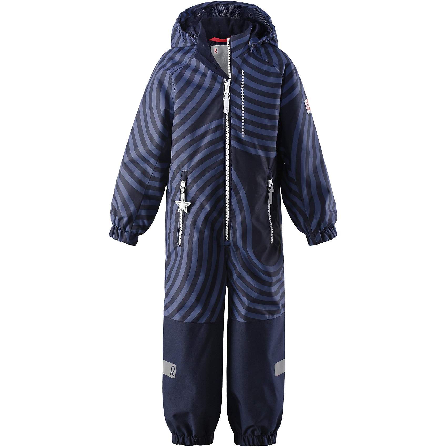 Комбинезон Kiddo Seili для мальчика Reimatec® Reima Комбинезон Kiddo Seili для мальчика Reimatec® ReimaОдежда<br>Характеристики товара:<br><br>• цвет: темно-синий<br>• состав: 100% полиэстер, полиуретановое покрытие<br>• температурный режим: от +10°до 0°С<br>• без утеплителя<br>• водонепроницаемость: 10000 мм<br>• воздухопроницаемость: верх - 5000, брючины - 3000 мм<br>• износостойкость: верх - 30000, брючины - 50000 циклов (тест Мартиндейла)<br>• основные швы проклеены, водонепроницаемы<br>• водо- и ветронепроницаемый, дышащий, грязеотталкивающий материал<br>• прочная нижняя часть без внутренних швов ниже колен<br>• подкладка из mesh-сетки<br>• безопасный съёмный капюшон<br>• эластичные манжеты<br>• талия регулируется изнутри<br>• эластичный манжеты на брючинах<br>• прочные съёмные силиконовые штрипки<br>• два кармана на молнии<br>• светоотражающие детали<br>• комфортная посадка<br>• страна производства: Китай<br>• страна бренда: Финляндия<br>• коллекция: весна-лето 2017<br><br>Верхняя одежда для детей может быть модной и комфортной одновременно! Демисезонный комбинезон поможет обеспечить ребенку комфорт и тепло. Он отлично смотрится с различной обувью. Изделие удобно сидит и модно выглядит. Материал - прочный, хорошо подходящий для межсезонья, водо- и ветронепроницаемый, «дышащий». Стильный дизайн разрабатывался специально для детей.<br><br>Одежда и обувь от финского бренда Reima пользуется популярностью во многих странах. Эти изделия стильные, качественные и удобные. Для производства продукции используются только безопасные, проверенные материалы и фурнитура. Порадуйте ребенка модными и красивыми вещами от Reima! <br><br>Комбинезон для девочки Reimatec® от финского бренда Reima (Рейма) можно купить в нашем интернет-магазине.<br><br>Ширина мм: 356<br>Глубина мм: 10<br>Высота мм: 245<br>Вес г: 519<br>Цвет: синий<br>Возраст от месяцев: 84<br>Возраст до месяцев: 96<br>Пол: Мужской<br>Возраст: Детский<br>Размер: 128,110,92,122,98,116,104<br>SKU: 5265920