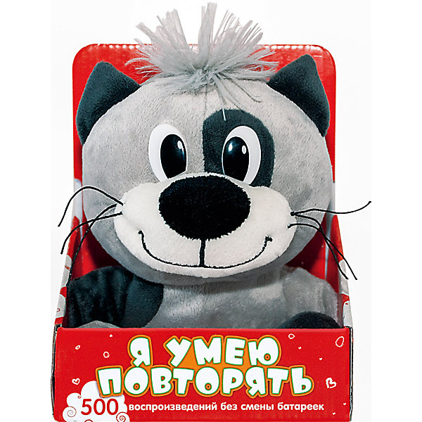 Музыкальная мягкая игрушка Котик, Dream makers Музыкальная мягкая игрушка Котик, Dream makersМузыкальные мягкие игрушки<br>Характеристики:<br><br>• высота игрушки: 20 см;<br>• материал: плюш, текстиль, синтетический наполнитель. <br><br>Котик-повторюшка Dream makers с функцией записи голоса повеселит не только детей, но и взрослых. Короткую фразу котик произносит с такой же интонацией, с какой вы к нему обращаетесь. Игрушка выполняет до 500 воспроизведений без смены батареек. <br><br>Музыкальную мягкую игрушку Котик, Dream makers можно купить в нашем магазине.<br><br>Ширина мм: 120<br>Глубина мм: 150<br>Высота мм: 200<br>Вес г: 200<br>Возраст от месяцев: 36<br>Возраст до месяцев: 2147483647<br>Пол: Унисекс<br>Возраст: Детский<br>SKU: 5268988