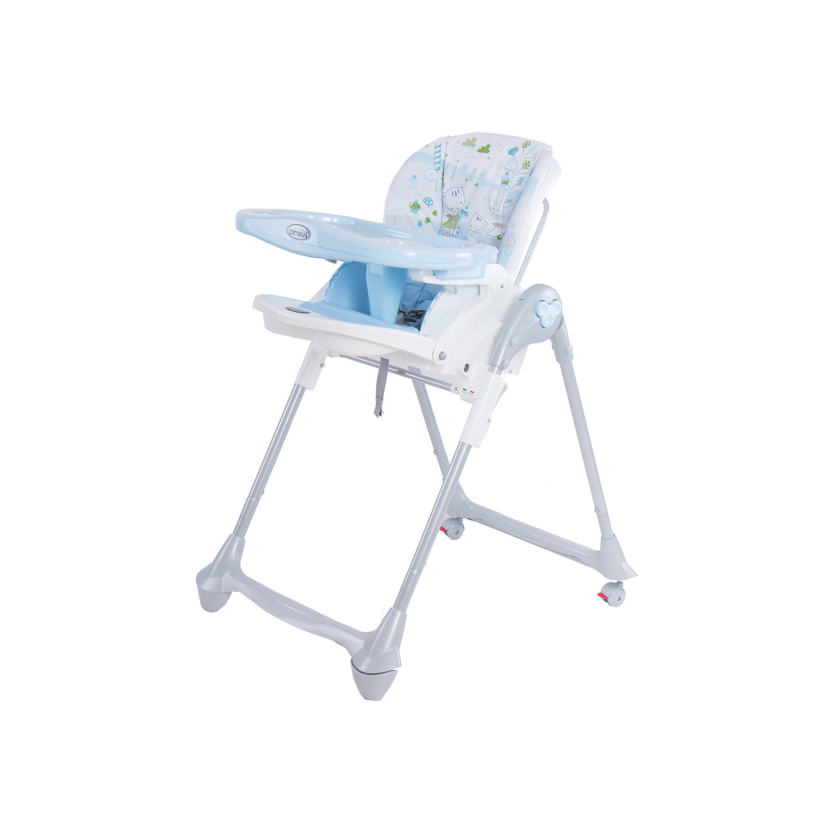 Стульчик для кормления Convivio, Brevi, Miam Miam Light Blue Стульчик для кормления Convivio, Brevi, Miam Miam Light Blueот +6 месяцев<br>Характеристики товара:<br><br>• цвет: глубой<br>• материал: металл, текстиль, пластик<br>• размер: 85х64х108 см<br>• спинка стульчика легко опускается в три позиции, вплоть до позиции сна<br>• широкое комфортное сидение<br>• высота сиденья фиксируется в четырех положениях<br>• планка-разделитель для ножек<br>• два колеса с тормозом<br>• съёмный поднос<br>• легко раскладывается и складывается благодаря двум кнопкам по бокам<br>• может использоваться в качестве шезлонга<br>• высокая спинка<br>• пятиточечные ремни безопасности<br>• опорная подставка для ног фиксируется в трех положениях<br>• вес: 11 кг<br>• страна бренда: Италия<br>• страна производства: Италия<br><br>Качественный стульчик обеспечит родителям и ребенку удобство при кормлении. Эта модель от итальянского производителя Brevi оборудована всем необходимым для комфорта. Она легко складывается и раскладывается, поднос снимается для мытья, стульчик легко трансформируется под рост ребенка.<br>В основе стульчика - прочный корпус, сиденье мягкое и удобное, есть ремни безопасности. Очень проработанная и комфортная модель! Изделие качественно выполнено, сделано из безопасных для детей материалов. <br><br>Стульчик для кормления Convivio от бренда Brevi можно купить в нашем интернет-магазине.<br><br>Ширина мм: 1100<br>Глубина мм: 450<br>Высота мм: 450<br>Вес г: 10300<br>Возраст от месяцев: 6<br>Возраст до месяцев: 36<br>Пол: Мужской<br>Возраст: Детский<br>SKU: 5282612