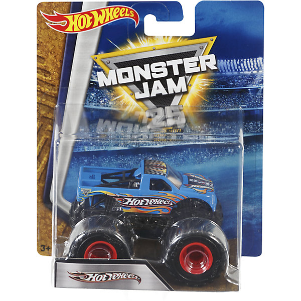 Машинка 1:64, Monster Jam, Hot Wheels Машинка 1:64, Monster Jam, Hot WheelsМашинки<br>Характеристики игрушечной машинки Хот Вилс:<br><br>• серия: Monster Jam;<br>• масштаб: 1:64;<br>• литой корпус;<br>• хромированные диски;<br>• проходимость колес; <br>• длина машинки: 8,5 см;<br>• размер упаковки: 17,5х14х7,5 см;<br>• вес в упаковке: 115 г.<br><br>Игрушечная модель машинки Hot Wheels на мощных колесах большого диаметра отличается высокой проходимостью, претендует на первенство в гонках, имеет литой корпус. Комбинированное использования пластика и металла делает машинку прочной и устойчивой к ударам и падениям. Тюнинг трюкового внедорожника Monster Jam соответствует пожеланиям юных коллекционеров линейки автомобилей Hot Wheels. <br><br>Машинку 1:64, Monster Jam, Hot Wheels можно купить в нашем интернет-магазине.<br><br>Ширина мм: 65<br>Глубина мм: 140<br>Высота мм: 175<br>Вес г: 130<br>Возраст от месяцев: 36<br>Возраст до месяцев: 84<br>Пол: Мужской<br>Возраст: Детский<br>SKU: 5285006