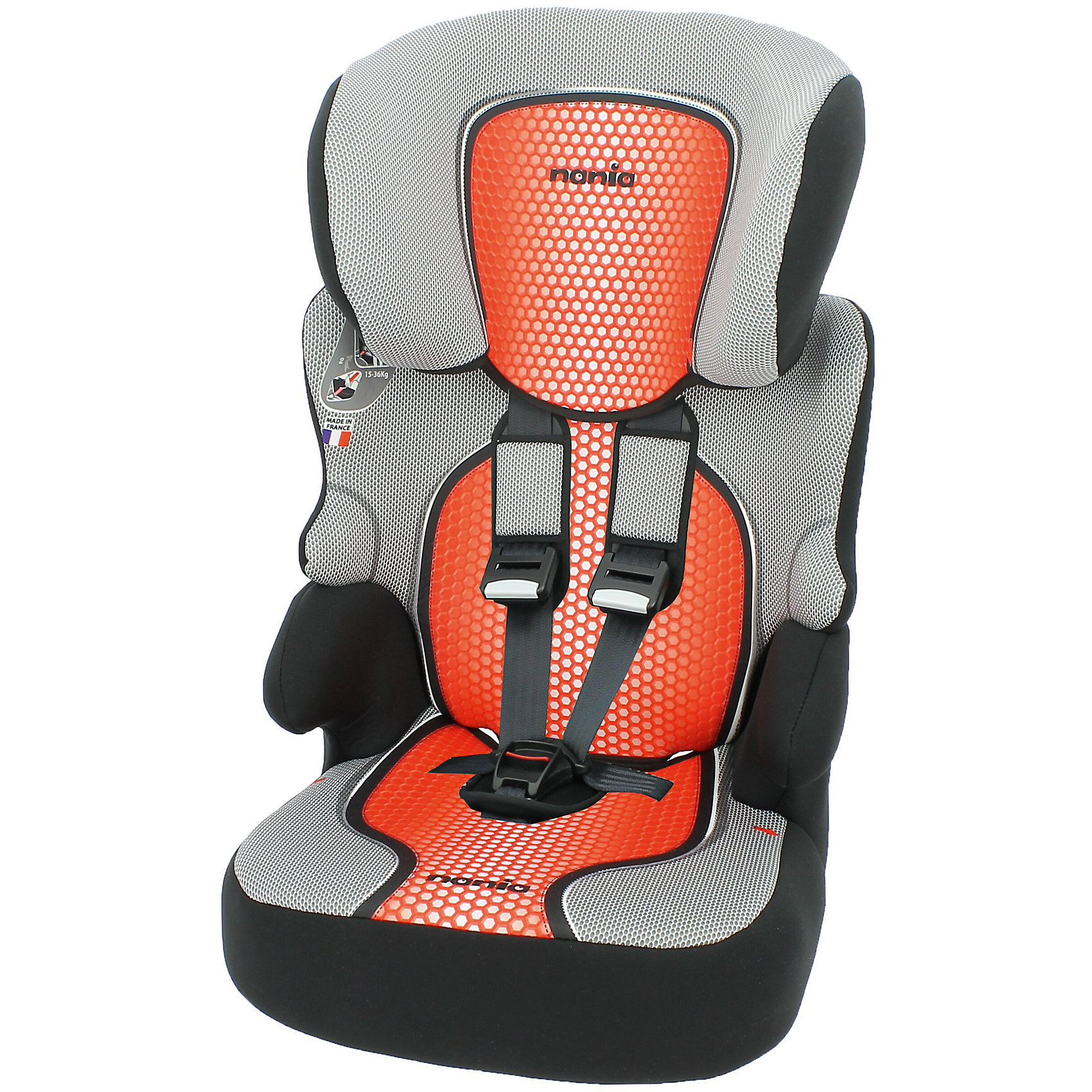 Автокресло Nania Beline SP FST 9-36 кг, pop red Автокресло Nania Beline SP FST 9-36 кг, pop redГруппа 1-2-3 (От 9 до 36 кг)<br>Характеристики автокресла Nania Beline SP FST:<br><br>• группа 1-2-3;<br>• вес ребенка: 9-36 кг;<br>• возраст ребенка: от 9 месяцев до 12 лет;<br>• способ установки: по ходу движения автомобиля;<br>• способ крепления: штатными ремнями безопасности автомобиля;<br>• 5-ти точечные ремни безопасности с мягкими накладками, регулируются по высоте (3 положения) и длине;<br>• имеются подлокотники;<br>• регулируемая высота подголовника: 6 положений;<br>• дополнительная защита от боковых ударов, система SP (side protection);<br>• функция бустера: спинка снимается, остается только креслице для ребенка, вес которого находится в пределах 22-36 кг;<br>• съемные чехлы, стирка при температуре 30 градусов;<br>• материал: пластик, полиэстер;<br>• стандарт безопасности: ЕСЕ R44/04.<br><br>Размер автокресла: 47x44x68/79 см<br>Размер сиденья: 34х27 см<br>Высота спинки: 61-72 см<br>Вес автокресла: 3,9 кг<br><br>Автокресло Beline SP FST 9-36 кг., Nania, pop red можно купить в нашем интернет-магазине.<br><br>Ширина мм: 710<br>Глубина мм: 500<br>Высота мм: 450<br>Вес г: 10520<br>Возраст от месяцев: 9<br>Возраст до месяцев: 144<br>Пол: Унисекс<br>Возраст: Детский<br>SKU: 5287301