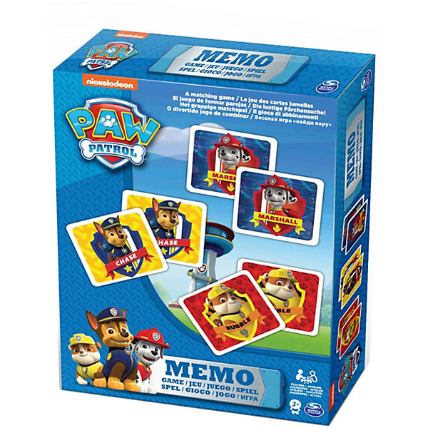 Игра Мемори 48 карточек, Щенячий Патруль Игра Мемори 48 карточек, Щенячий ПатрульИгры мемо<br>Характеристики:<br><br>• комплектация: 48 карточек;<br>• количество игроков: 2-4 человека;<br>• материал: картон;<br>• размер упаковки: 16х16х3 см;<br>• вес: 216 г.<br><br>Правила игры:<br><br>1. Карточки переворачиваются рубашками вверх.<br>2. Игроки поочередно переворачивают по 2 карточки.<br>3. При удачном выборе пара одинаковых изображений переходит к тому игроку, кто открывал карточки.<br>4. Если пары не получилось, карточки переворачиваются обратно рубашками вверх. Ход переходит другому игроку.<br>5. Победителем считается тот игрок, у кого было больше всего совпадений в парных изображениях. <br><br>Игру Мемори 48 карточек, Щенячий Патруль можно купить в нашем магазине.<br><br>Ширина мм: 160<br>Глубина мм: 160<br>Высота мм: 30<br>Вес г: 216<br>Возраст от месяцев: 36<br>Возраст до месяцев: 2147483647<br>Пол: Унисекс<br>Возраст: Детский<br>SKU: 5298035
