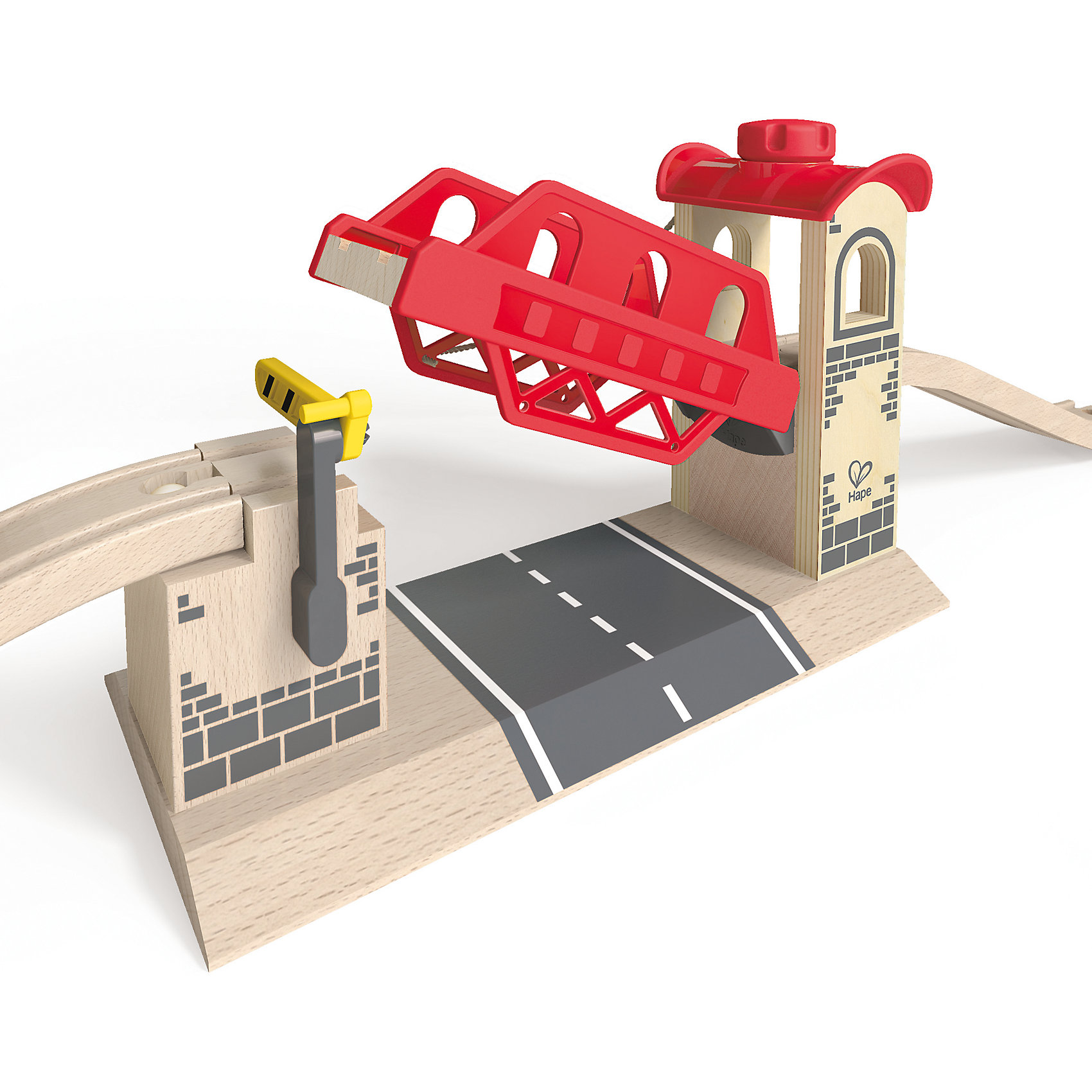 Дополнительный элемент Мост, Hape Дополнительный элемент Мост, HapeИгрушечная железная дорога<br>Дополнительный элемент Мост, Hape (Хейп).<br><br>Характеристики:<br><br>- Размер: 23,6х11х16 см.<br>- Материал: древесина<br><br>Дополнительный элемент разводной мост позволит значительно улучшить конфигурацию деревянной железной дороги от Hape (Хейп). Разводной мост легко присоединяется к любой железной дороге Hape (E3700, E3712, E3713) с помощью двух элементов железнодорожного полотна. Элементы позволяют въехать на мост локомотиву как на «ручном» управлении, так и двигающемуся самостоятельно. Пролет моста может быть поднят или опущен. Для подъема необходимо покрутить специальный механизм, который с помощью троса приподнимает основной пролет. Шлагбаумы с двух сторон моста предотвратят неожиданный въезд железнодорожного состава на мост, когда он поднят. Шлагбаумы управляются вручную. Дополнительный элемент Мост изготовлен из отлично отшлифованного, натурального дерева, окрашенного нетоксичной краской.<br><br>Дополнительный элемент Мост, Hape (Хейп) можно купить в нашем интернет-магазине.<br><br>Ширина мм: 140<br>Глубина мм: 300<br>Высота мм: 180<br>Вес г: 1133<br>Возраст от месяцев: 36<br>Возраст до месяцев: 84<br>Пол: Мужской<br>Возраст: Детский<br>SKU: 5309155