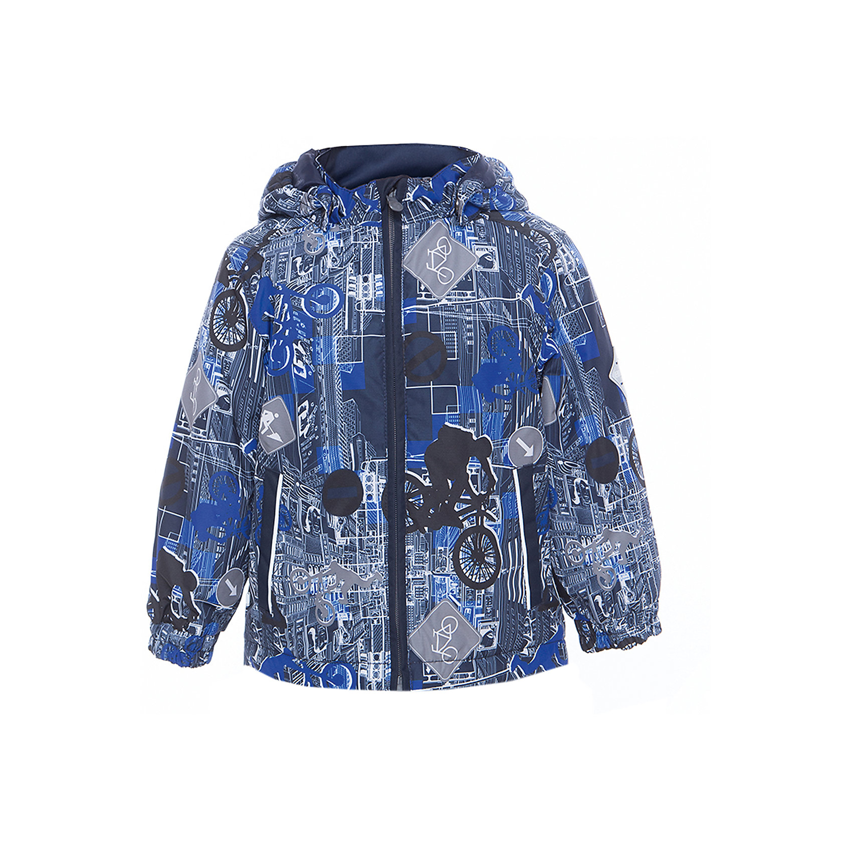 Куртка JODY для мальчика Huppa Куртка JODY для мальчика HuppaВерхняя одежда<br>Характеристики товара:<br><br>• цвет: синий<br>• ткань: 100% полиэстер<br>• подкладка: тафта - 100% полиэстер<br>• утеплитель: 100% полиэстер 100 г<br>• температурный режим: от -5°С до +15°С<br>• водонепроницаемость: 10000 мм<br>• воздухопроницаемость: 10000 мм<br>• светоотражающие детали<br>• эластичные манжеты<br>• молния<br>• съёмный капюшон<br>• комфортная посадка<br>• коллекция: весна-лето 2017<br>• страна бренда: Эстония<br><br>Эта стильная куртка обеспечит детям тепло и комфорт. Она сделана из материала, отталкивающего воду, и дополнено подкладкой с утеплителем, поэтому изделие идеально подходит для межсезонья. Материал изделия - с мембранной технологией: защищая от влаги и ветра, он легко выводит лишнюю влагу наружу. Для удобства сделан капюшон. Куртка очень симпатично смотрится, яркая расцветка и крой добавляют ему оригинальности. Модель была разработана специально для детей.<br><br>Одежда и обувь от популярного эстонского бренда Huppa - отличный вариант одеть ребенка можно и комфортно. Вещи, выпускаемые компанией, качественные, продуманные и очень удобные. Для производства изделий используются только безопасные для детей материалы. Продукция от Huppa порадует и детей, и их родителей!<br><br>Куртку JODY от бренда Huppa (Хуппа) можно купить в нашем интернет-магазине.<br><br>Ширина мм: 356<br>Глубина мм: 10<br>Высота мм: 245<br>Вес г: 519<br>Цвет: синий<br>Возраст от месяцев: 18<br>Возраст до месяцев: 24<br>Пол: Мужской<br>Возраст: Детский<br>Размер: 92,152,98,104,110,116,122,128,134,140,146<br>SKU: 5347021