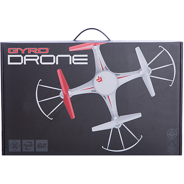 Квадрокоптер GYRO-Drone, 2,4GHz, 4 канала, headless режим, возвращается, 1toy Квадрокоптер GYRO-Drone, 2,4GHz, 4 канала, headless режим, возвращается, 1toyКвадрокоптеры<br>Характеристики:<br><br>• Вид игр: сюжетно-ролевые<br>• Пол: для мальчиков<br>• Предназначен: для игр на улице, дома<br>• Материал: пластик, металл<br>• Размер квадрокоптера: 30*30 см<br>• Комплектация: квадрокоптер, джойстик, 4 запасные лопасти<br>• Батарейки для джойстика: 6 шт. типа ААА (в комплекте не предусмотрены)<br>• Предусмотены 2 скоростных режима<br>• Функция автоматического возвращения на старт<br>• Регулировка вращения<br>• Радиус действия: до 80 м<br>• Свободный полет: до 10 минут<br>• Время полной зарядки: до 120 минут<br>• Тип зарядного устройства: USB-кабель<br>• Вес упаковки: 950 г<br>• Размеры упаковки (Г*Ш*В): 10*30*47 см<br>• Упаковка: картонная коробка <br><br>Квадрокоптер GYRO-Drone, 2,4GHz, 4 канала, headless режим, возвращается, 1toy от отечественного торгового бренда предназначен для игр как на улице, так и дома. Игрушечный квадрокоптер представляет собой летательный аппарат, оснащенный четырьмя пропеллерами, управление которым осуществляется за счет джойстика. Дальность действия сигнала составляет до 80 метров, благодаря чему с квадрокоптером будет особенно интересно играть на улице. У игрушки предусмотрены 2 скоростных режима, предусмотрен визуальный тримминг и функция возврата на старт. Светящаяся в темноте платформа делает полеты эффектными в вечернее время. Все детали выполнены из безопасного и прочного пластика, устойчивого к повреждениям. Квадрокоптер GYRO-Drone, 2,4GHz, 4 канала, headless режим, возвращается, 1toy станет прекрасным подарком для детей, увлекающихся моделированием летательных аппаратов!<br><br>Квадрокоптер GYRO-Drone, 2,4GHz, 4 канала, headless режим, возвращается, 1toy можно купить в нашем интернет-магазине.<br><br>Ширина мм: 470<br>Глубина мм: 100<br>Высота мм: 300<br>Вес г: 945<br>Возраст от месяцев: 60<br>Возраст до месяцев: 192<br>Пол: Мужской<br>Возраст: Детский<br>SKU: 5355527