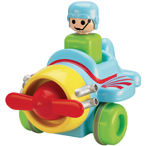Самолёт Нажимай и гоняй, TOMY Самолёт Нажимай и гоняй, TOMYИнтерактивные игрушки для малышей<br>Самолет Нажимай и гоняй, TOMY (Томи).<br><br>Характеристика:<br><br>• Материал: пластик, металл. <br>• Размер упаковки: 13х16х13 см. <br>• Размер: 14 см.<br>• Подвижные колеса. <br>• Если нажать на голову водителя, машина поедет вперед. <br>• Яркий привлекательный дизайн. <br>• Не имеет острых углов. <br>• Развивает моторику, цветовосприятие. <br><br>Яркий самолетик обязательно привлечет внимание малышей и сделает игры крохи еще интереснее и веселее. Стоит только нажать на шлем пилота, как самолет быстро поедет вперед. Игрушка выполнена из высококачественных нетоксичных материалов, не имеет острых углов, абсолютно безопасна для детей. <br><br>Самолет Нажимай и гоняй, TOMY (Томи), можно купить в нашем интернет-магазине.<br><br>Ширина мм: 120<br>Глубина мм: 210<br>Высота мм: 170<br>Вес г: 80<br>Возраст от месяцев: 12<br>Возраст до месяцев: 60<br>Пол: Мужской<br>Возраст: Детский<br>SKU: 5361381