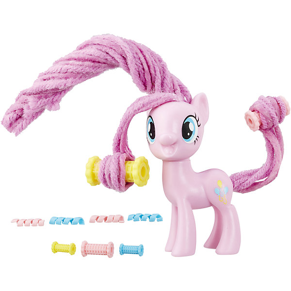Пони с праздничными прическами, My little Pony, Пинки Пай B8809/B9618 Пони с праздничными прическами, My little Pony, Пинки Пай B8809/B9618Игровые наборы с фигурками<br>Характеристики:<br><br>• Вид игр: сюжетно-ролевые, коллекционирование<br>• Пол: для девочек<br>• Коллекция: My little Pony<br>• Материал: пластик<br>• Высота фигурки: 7,5 см<br>• Комплектация: фигурка пони, бигуди, заколки для прически<br>• Гриву и хвост можно завивать и укладывать в разные прически<br>• Голова пони поворачивается в стороны<br>• На фигурке имеется сканируемая метка, которая открывает доступ и дополнительные возможности в бесплатном мобильном приложении My Little Pony Friendship Celebration<br>• Вес в упаковке: 210 г<br>• Размеры упаковки (Г*Ш*В): 27*7,5*24 см<br>• Упаковка: блистер на картонной подложке<br><br>Пони с праздничными прическами: Пинки Пай, My little Pony, B8809/B9618 – это новая коллекция бренда My little Pony от Хасбро. В коллекции представлены фигурки Эпплджек, Рарити и Пинки Пай. Особенности этой коллекции заключаются в том, что у фигурок пони гривы и хвостики выполнены из материала, который можно завивать плойкой или накручивать на бигуди. Эти инструменты для создания локонов предусмотрены в комплекте. Благодаря такой завивки можно создать красивые локоны у пони, которые долго держаться. Для создания праздничной прически в зависимости от комплекта в наборе предусмотрены разноцветные заколки и ленточки. Фигурки и аксессуары выполнены из экологически безопасного и прочного пластика, который устойчив к физическим и механическим повреждениям, окрашены нетоксичными яркими красками, которые не изменяют свой цвет даже при длительной эксплуатации. Игры с такими фигурками будут способствовать развитию фантазии, воображения, научат девочку следить за своим внешним видом. Пони с праздничными прическами: Пинки Пай, My little Pony, B8809/B9618 – это замечательный подарок для девочки к любому празднику!<br><br>Пони с праздничными прическами: Пинки Пай, My little Pony, B8809/B9618 можно купить в нашем интернет-магазине.<br><br>Ширина мм: 52<br>Глубина мм: 206<br>Высота мм: 197<br>Вес г: 175<br>Возраст от месяцев: 36<br>Возраст до месяцев: 120<br>Пол: Женский<br>Возраст: Детский<br>SKU: 5363517
