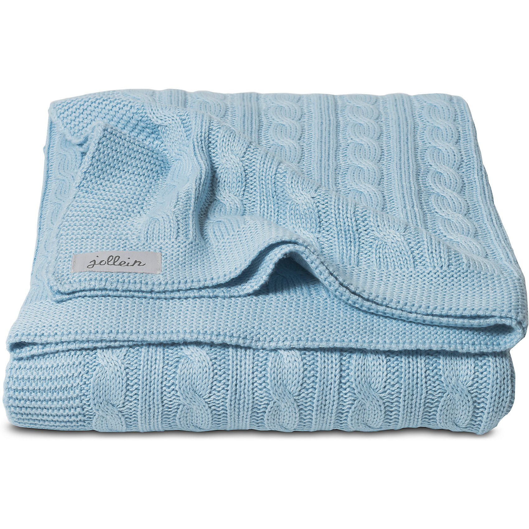 Вязаный плед (косичка) 100х150 см, Jollein, Light blue Вязаный плед (косичка) 100х150 см, Jollein, Light blueОдеяла, пледы<br>Характеристики:<br><br>• Предназначение: на выписку, для прогулок, для сна<br>• Пол: универсальный<br>• Сезон: круглый год<br>• Степень утепления: без утепления<br>• Температурный режим: от +15? С<br>• Цвет: голубой<br>• Тематика рисунка: ромбы<br>• Универсальный размер, подходящий для кроватки, люльки, коляски<br>• Материал: 50% хлопок, 50% акрил<br>• Размер (Ш*Д): 75*100 см<br>• Вес: 650 г<br>• Особенности ухода: машинная или ручная стирка при температуре не более 60 градусов<br><br>Вязаный плед 75х100 см, Jollein, Grey от торговой марки Жолляйн, которая является признанным лидером среди аналогичных брендов, выпускающих детское постельное белье и текстиль для новорожденных и детей. Продукция этого торгового бренда отличается высоким качеством и дизайнерским стилем. <br><br>Плед выполнен из вязаного полотна, выполненного из сочетания хлопка и акрила, что обеспечивает изделию высокие гигиенические, гигроскопические и гипоаллергенные качества. Благодаря акрилу плед хорошо сохраняет цвет и форму. Имеет легкий вес и компатный размер в сложенном виде, при этом не сминается. <br><br>Плед выполнен в брендовом дизайне: вязаное полотно голубого цвета с узором ромбы. Вязаный плед 75х100 см, Jollein, Grey – это плед, который подарит тепло, уют и роскошь классического стиля!<br><br>Вязаный плед 75х100 см, Jollein, Grey можно купить в нашем интернет-магазине.<br><br>Ширина мм: 320<br>Глубина мм: 260<br>Высота мм: 45<br>Вес г: 620<br>Возраст от месяцев: 0<br>Возраст до месяцев: 36<br>Пол: Мужской<br>Возраст: Детский<br>SKU: 5367158
