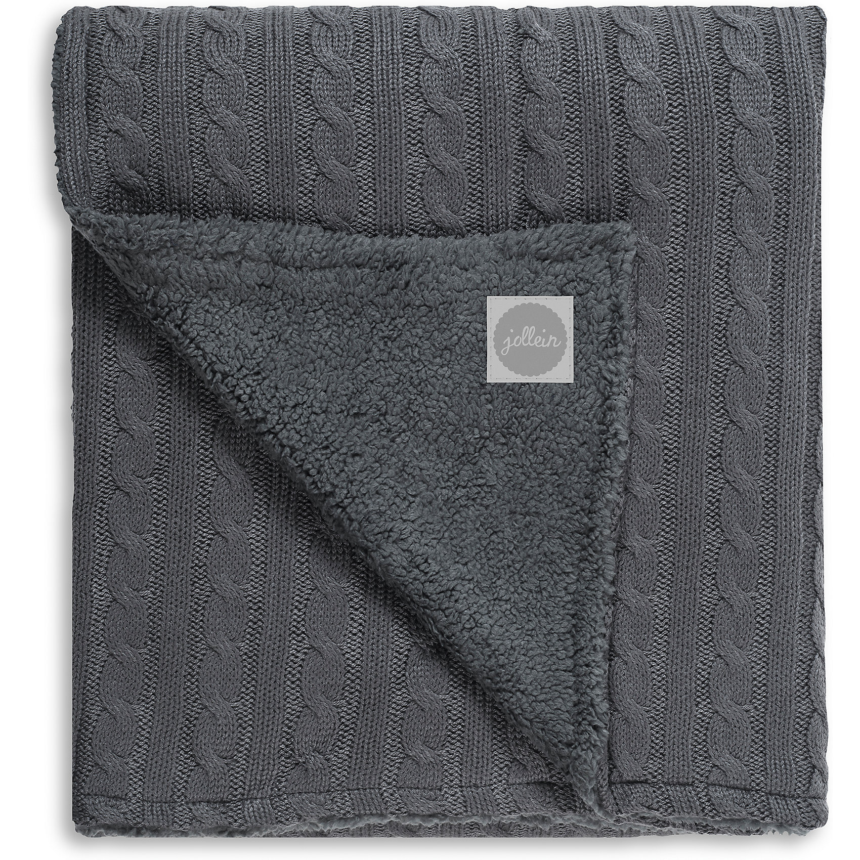 Вязаный плед (косичка) с мехом 100х150 см, Jollein, Anthracite Вязаный плед (косичка) с мехом 100х150 см, Jollein, AnthraciteОдеяла, пледы<br>Характеристики:<br><br>• Предназначение: для сна<br>• Пол: универсальный<br>• Сезон: круглый год<br>• Степень утепления: средняя<br>• Температурный режим: от +5? С<br>• Цвет: антрацитовый<br>• Тематика рисунка: косы<br>• Материал: 50% хлопок, 50% акрил; утеплитель – мех шерпы, 100% полиэстер<br>• Размер (Ш*Д): 100*150 см<br>• Вес: 750 г<br>• Особенности ухода: машинная или ручная стирка при температуре не более 40 градусов<br><br>Вязаный плед (косичка) с мехом 100х150 см, Jollein, Anthracite от торговой марки Жолляйн, которая является признанным лидером среди аналогичных брендов, выпускающих детское постельное белье и текстиль для новорожденных и детей. Продукция этого торгового бренда отличается высоким качеством и дизайнерским стилем. <br><br>Плед выполнен из вязаного полотна, выполненного из сочетания хлопка и акрила, что обеспечивает изделию высокие гигиенические, гигроскопические и гипоаллергенные качества. Благодаря акрилу плед хорошо сохраняет цвет и форму. Повышенные тепловые качества изделию обеспечивает мех шерпы, который отличается мягкостью, гипоаллергенностью и в процессе эксплуатации не электризуется. <br><br>Плед выполнен в классическом дизайне: вязаное полотно с косами и рельефными дорожками. Вязаный плед (косичка) с мехом 100х150 см, Jollein, Anthracite – это плед, который подарит тепло и уют в любое время года!<br><br>Вязаный плед (косичка) с мехом 100х150 см, Jollein, Anthracite можно купить в нашем интернет-магазине.<br><br>Ширина мм: 260<br>Глубина мм: 320<br>Высота мм: 100<br>Вес г: 1010<br>Возраст от месяцев: 0<br>Возраст до месяцев: 36<br>Пол: Унисекс<br>Возраст: Детский<br>SKU: 5367183