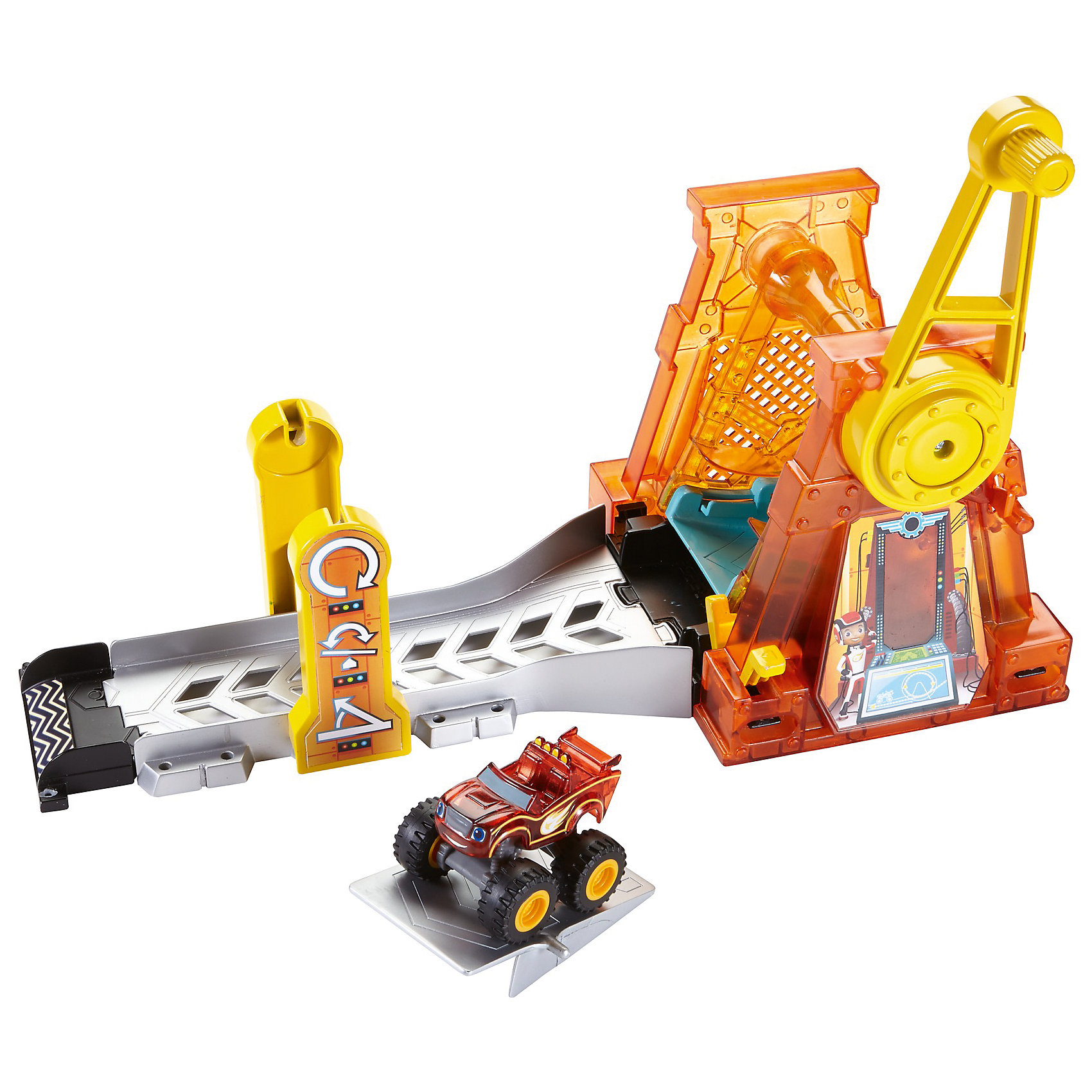 Игровой набор Гиперпетля, Fisher Price, Вспыш и чудо-машинки Игровой набор Гиперпетля, Fisher Price, Вспыш и чудо-машинкиИгровые наборы<br>Характеристики товара:<br><br>• комплектация: игрушка, упаковка <br>• материал: пластик<br>• двигающиеся элементы<br>• серия: Вспыш и чудо-машинки<br>• возраст: от 3 лет<br>• для мальчиков<br>• габариты упаковки: 42х28х13 см.<br>• срок годности: не ограничен<br>• страна бренда: США<br><br>Гиперпетля – дополнение к игрушкам из серии чудо-машинок. При нажатии на специальную кнопку Вспыш делает оборот в 360 градусов. Трасса содержит множество препятствий и деталей. Стоит отметить, что все товары, выпускаемые компанией Mattel, полностью безопасны и соответствуют международным требованиям по качеству материалов. <br><br>Игрушку Игровой набор Гиперпетля, Fisher Price, Вспыш и чудо-машинки» можно приобрести в нашем интернет-магазине.<br><br>Ширина мм: 415<br>Глубина мм: 105<br>Высота мм: 280<br>Вес г: 978<br>Возраст от месяцев: 36<br>Возраст до месяцев: 120<br>Пол: Мужской<br>Возраст: Детский<br>SKU: 5378258