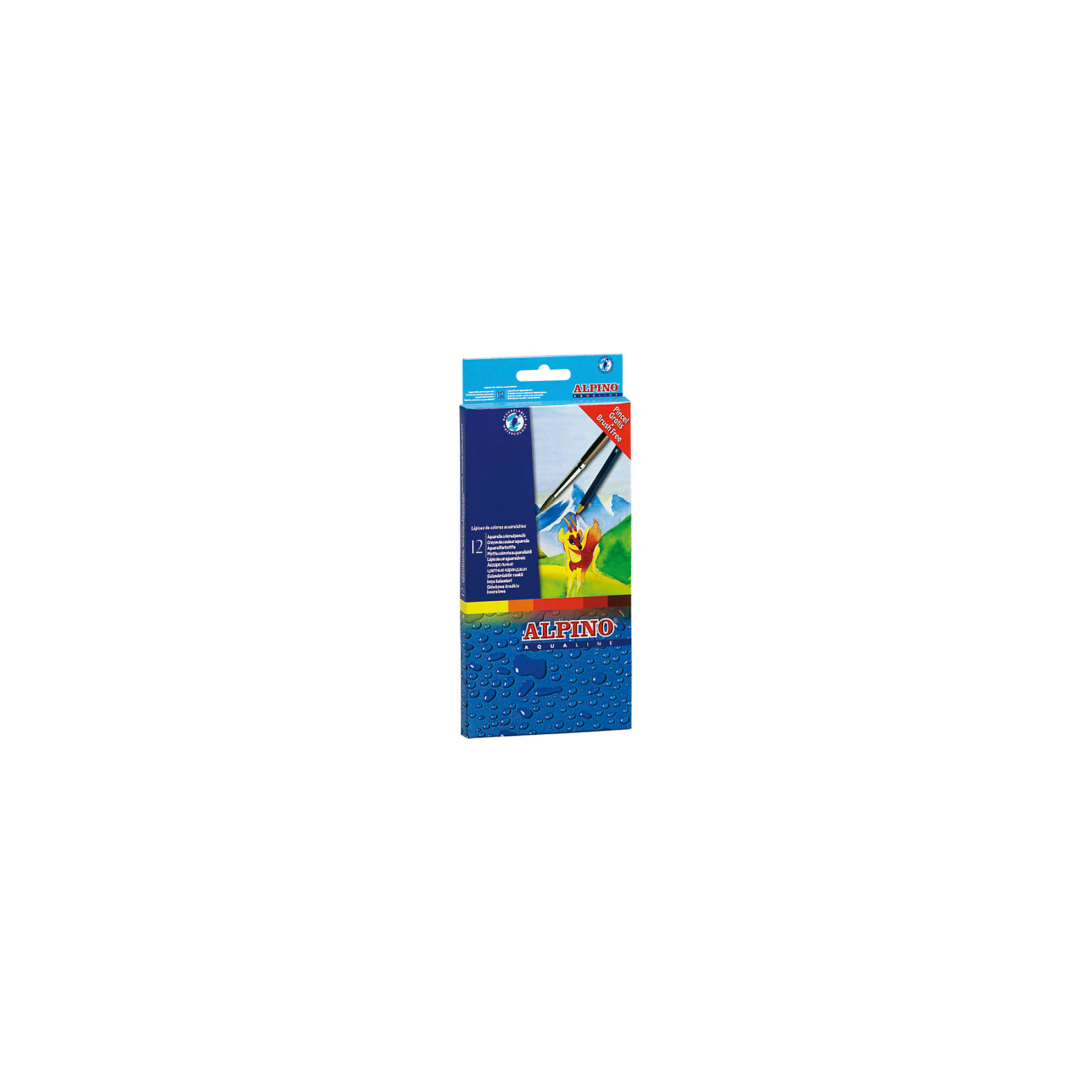 Цветные шестигранные акварельные карандаши AQUALINE, 12 цв. + кисточка Цветные шестигранные акварельные карандаши AQUALINE, 12 цв. + кисточкаПисьменные принадлежности<br>Экологичная продукция европейского производства, изготовленная по наилучшим существующим технологиям с использованием только природных материалов<br>Сертификация по европейским стандартам качества и безопасности (CE, EN 71), а также декларирование соответствия по ТР ТС гарантируют безопасность применения акварельных карандашей, в том числе, при их интенсивном контакте с кожей и слизистой оболочкой детей<br>Не содержит синтетических добавок, компонентов молока, яиц, клейковины, орехов, бобов, латекса и других потенциально аллергенных веществ (Non-Allergic)<br>Параметры карандашей: шестигранная форма сечения, толщина корпуса 6,9 мм, диаметр грифеля 3,3 мм<br>Грифель совмещает свойства цветных карандашей и акварельных красок, даёт чистые, очень яркие и насыщенные цвета. При размывании водой с помощью влажной кисточки карандашный рисунок превращается в акварельный<br>Легко отстирываются с детской одежды и других обычных тканей<br>Поломку грифеля предупреждает специальная технология его вклеивания<br>Высшего качества древесина (кедр) обеспечивает исключительно лёгкое затачивание карандашей при помощи стандартных точилок<br>В наборе имеется кисточка<br>Упаковка с европетлей<br>Производитель: ALPINO (Испания)<br><br>Ширина мм: 100<br>Глубина мм: 16<br>Высота мм: 185<br>Вес г: 83<br>Возраст от месяцев: 36<br>Возраст до месяцев: 120<br>Пол: Унисекс<br>Возраст: Детский<br>SKU: 5389702
