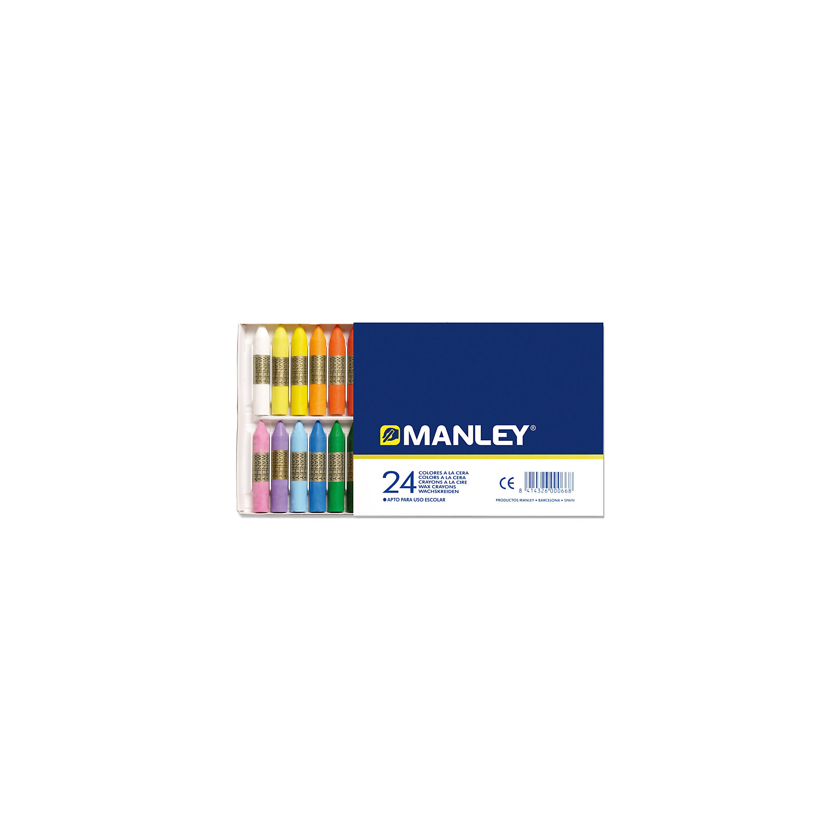 Восковая пастель MANLEY , 24 цв. Восковая пастель MANLEY , 24 цв.Рисование<br>Экологичная продукция европейского производства, изготовленная по наилучшим существующим технологиям из натуральных (природных) материалов для использования детьми от 3 лет<br>Сертификация по европейским стандартам качества и безопасности (CE, EN 71), а также декларирование соответствия по ТР ТС гарантируют безопасность применения карандашей, в том числе, при их интенсивном контакте с кожей и слизистой оболочкой детей<br>Не содержит синтетических добавок и других потенциально аллергенных веществ (Non-Allergic)<br>Для затачивания стержней необходим острый контурный нож или наждачная бумага, а для исправления ошибок и создания просветов - мнущаяся резинка <br> Уголь легко распределяется по бумаге, позволяя придавать изображению гладкий, бархатистый вид<br>Поломку грифеля предупреждает специальная технология его вклеивания по всей длине<br> Уголь выигрышно смотрится на матовой шероховатой бумаге. С гладкой или глянцевой он просто осыпается.<br>Смывается с кожи без применения мыла, легко отстирываются с детской одежды и других обычных тканей<br>Уголь - это старейшая принадлежность для рисования, которая не утратила популярности по сей день. Угольными карандашами и стержнями легко рисовать, к тому же картины, выполненные ими, отличаются выразительностью и непосредственностью.<br>Работа с углем - это первое, чему учат начинающих художников на многих курсах рисунка и живописи. Студентов сразу просят взять уголь и сделать набросок больших, четко очерченных предметов. Такая работа позволяет лучше понять принцип рисунка, а также изучить способы тонирования. Кроме того, работая углем, художники учатся воспринимать рисунок в целом, не отвлекаясь на второстепенные детали.<br>Художественный уголь делают из жженых березовых и ивовых веток или из жженой виноградной лозы. Он продается в виде стержней и карандашей. Уголь из виноградной лозы рисует коричневато-черным цветом, а из ивовых и березовых веток - синевато-черным.<br>Превосходно подходят для развития и обучения детей, включая школьный, дошкольный и младший школьный возраст<br>Производитель: ALPINO (Испания) . Цвет изделия может отличаться от фото<br><br>Ширина мм: 160<br>Глубина мм: 13<br>Высота мм: 123<br>Вес г: 164<br>Возраст от месяцев: 36<br>Возраст до месяцев: 120<br>Пол: Унисекс<br>Возраст: Детский<br>SKU: 5389782