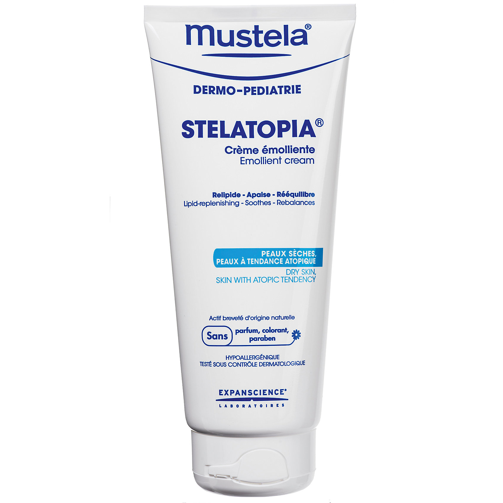 Крем-эмульсия Stelatopia для новорожденных и младенцев, 200 мл., Mustela Крем-эмульсия Stelatopia для новорожденных и младенцев, 200 мл., MustelaКосметика для младнецев<br>Крем-эмульсия Stelatopia для новорожденных и младенцев, 200 мл., Mustela (Мустела).<br><br>Характеристики:<br><br>- Средство: крем - эмульсия.<br>- Объём: 200 мл.<br>- Состав: AQUA (WATER), GLYCERIN, PETROLATUM, HYDROGENATED VEGETABLE OIL, CYCLOPENTASILOXANE, CAPRYLIC / CAPRIC TRIGLYCERIDE, SUCROSE DISTEARATE, DEXTRIN,HELIANTHUS ANNUUS (SUNFLOWER) SEED OIL UNSAPONIFIABLES, PRUNSUS DOMESTICA SEED EXTRACT, 1,2-HEXANEDIOL, CANDELILLA CERA (EUPHORBIA CERIFERA (CANDELILLA) WAX), SQUALANE, SUCROSE STEARATE, GLYCERYL CAPRYLATE, XANTHAN GUM, GLUCOSE, SORBITOL, CRITIC ACID, CERAMIDE 3, PHYTOSPHINGOSINE.<br><br>Для ухода за очень сухой и склонной к атопии кожей лица и тела детей с рождения. <br> - Способствует восстановлению структуры очень сухой кожи благодаря процессу активного восполнения липидов. Sunflower Oleo Distillate стимулирует биосинтез липидов, необходимых для обеспечения целостности и непроницаемости межклеточной ткани.<br>- Способствует восстановлению липидного слоя и питанию кожи благодаря формуле, включающей 3 липидных компонента, образующих защитный барьер кожи (церамиды, жирные кислоты и прохолестерин). <br> - Увлажняющие компоненты способствуют укреплению гидролипидной пленки на поверхности кожи. Наносите утром и вечером на чистую сухую кожу лица и тела, уделяя особое внимание наиболее сухим участкам. Помассируйте для лучшего впитывания. Не наносить на мокнущие раны. <br> - Успокаивает кожу, способствует восстановлению эластичности кожи. <br> - Восстанавливает физиологический баланс кожи.<br><br>Крем-эмульсия Stelatopia для новорожденных и младенцев, 200 мл., Mustela (Мустела), можно купить в нашем интернет – магазине.<br><br>Ширина мм: 54<br>Глубина мм: 68<br>Высота мм: 193<br>Вес г: 249<br>Возраст от месяцев: 0<br>Возраст до месяцев: 12<br>Пол: Унисекс<br>Возраст: Детский<br>SKU: 5392924