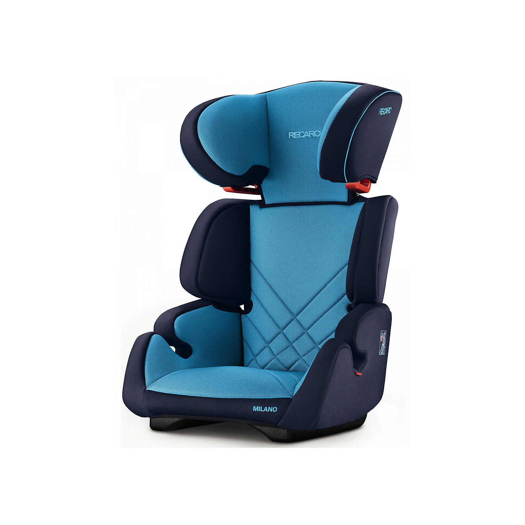 Автокресло RECARO Milano Seatfix 15-36 кг, Xenon Blue Автокресло RECARO Milano Seatfix 15-36 кг, Xenon BlueГруппа 2-3 (От 15 до 36 кг)<br>Характеристики:<br><br>• группа автокресла: 2/3;<br>• вес ребенка: 15-36 кг;<br>• возраст ребенка: от 3 до 12 лет;<br>• рост ребенка: от 95 до 150 см;<br>• способ крепления: встроенная система IsoFix;<br>• способ установки: лицом по ходу движения автомобиля;<br>• регулируется высота подголовника: 6 положений;<br>• циркуляция воздуха внутри автокресла;<br>• наличие подлокотников;<br>• усиленная боковая защита;<br>• материал: пластик, полиэстер.<br><br>Размеры:<br><br>• размер автокресла: 61х50х45 см;<br>• высота спинки автокресла: 55/67 см;<br>• ширина сиденья: 29 см;<br>• глубина сиденья: 29 см;<br>• ширина подголовника: 20 см;<br>• вес: 6 кг.<br><br>Автокресло Milano Seatfix - продуманный вариант для подросших любителей путешествовать в автомобиле. Автокресло устанавливается на заднем сидении автомобиля с любой стороны. Встроенная система Изофикс позволяет легко и прочно устанавливать автокресло в салоне автомобиля. Регулирование высоты подголовника дает возможность настроить удобное положение в зависимости от того, как ребенок растет. Съемные чехлы можно стирать при температуре 30 градусов без отжима. <br><br>Автокресло Milano Seatfix 15-36 кг., Recaro, Xenon Blue можно купить в нашем интернет-магазине.<br><br>Ширина мм: 610<br>Глубина мм: 500<br>Высота мм: 450<br>Вес г: 6000<br>Возраст от месяцев: 36<br>Возраст до месяцев: 144<br>Пол: Мужской<br>Возраст: Детский<br>SKU: 5396743