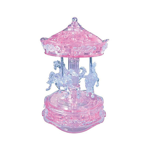 Кристаллический пазл 3D Розовая карусель, Crystal Puzzle Кристаллический пазл 3D Розовая карусель, Crystal Puzzle3D пазлы<br>Кристаллический пазл 3D Розовая карусель, Crystal Puzzle (Кристал Пазл)<br><br>Характеристики:<br><br>• яркий объемный пазл<br>• размер готовой фигурки: 19 см<br>• количество деталей: 83<br>• высокая сложность<br>• размер упаковки: 6х19х8 см<br>• вес: 468 грамм<br>• материал: пластик<br><br>Кристаллический пазл Розовая карусель выглядит по-настоящему волшебным. И пусть высокая сложность сборки вас не пугает, ведь результат будет удивительным! В комплект входят 83 сверкающие детали из пластика. Все детали пронумерованы, а инструкция поможет вам подробно разобраться в процессе сборки и не допустить ошибки. Готовая карусель в стиле 19 века - прекрасный сувенир, который украсит любую комнату.<br>Процесс собирания пазлов развивает логику, внимательность, пространственное мышление и усидчивость.<br><br>Кристаллический пазл 3D Розовая карусель, Crystal Puzzle (Кристал Пазл) вы можете купить в нашем интернет-магазине.<br><br>Ширина мм: 180<br>Глубина мм: 190<br>Высота мм: 60<br>Вес г: 468<br>Возраст от месяцев: 120<br>Возраст до месяцев: 2147483647<br>Пол: Женский<br>Возраст: Детский<br>SKU: 5397233
