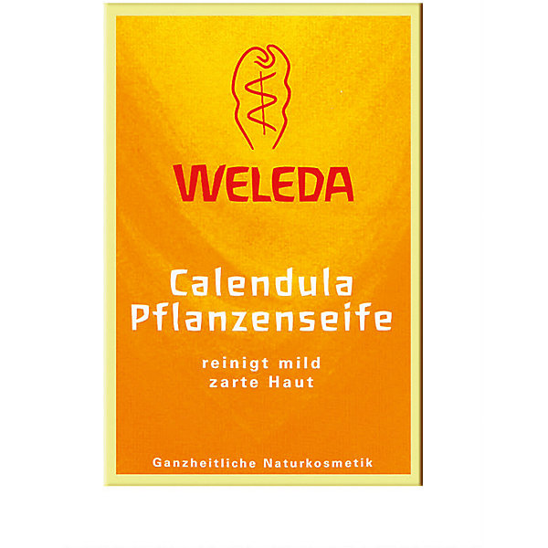 Мыло растительное с календулой и лекарственными травами, 100г., Weleda Мыло растительное с календулой и лекарственными травами, 100г., WeledaУход и гигиена<br>Характеристики:<br><br>• Тип средства: мыло <br>• Предназначение: для ухода за кожей, для детей<br>• Пол: универсальный<br>• Объем: 100 гр<br>• Подходит для чувствительной кожи<br>• Форма выпуска: твердое<br>• Состав: вода, глицерин, экстракт календулы, ромашки, масло оливковое, кокосовое, вытяжки из натуральных масел и др.<br>• Упаковка: картонная коробка<br>• Размер упаковка: 6*5*2 см<br>• Вес в упаковке: 180 г<br>• Средство имеет сертификаты Natrue, Vegan<br>• Особенности хранения: хранить в прохладном темном месте <br><br>Мыло растительное с календулой и лекарственными травами, 100г., Weleda разработано немецким производителем косметических и гигиенических средств натурального происхождения. Средство состоит из натуральных компонентов, которые выращены под контролем качества компании-производителя. Микроэлементы получены по инновационной технологии, которая обеспечивает сохранение полезных свойств натуральных эфирных масел. <br><br>Мыло предназначено для бережного очищения кожи лица и рук. При намыливании образуется нежная и мягкая пена. При применении мыла растительного с календулой и лекарственными травами, 100г., Weleda не появляется чувство стянутости и сухости кожи.<br><br>Мыло растительное с календулой и лекарственными травами, 100г., Weleda можно купить в нашем интернет-магазине.<br><br>Ширина мм: 60<br>Глубина мм: 50<br>Высота мм: 200<br>Вес г: 100<br>Возраст от месяцев: 216<br>Возраст до месяцев: 1188<br>Пол: Унисекс<br>Возраст: Детский<br>SKU: 5399007