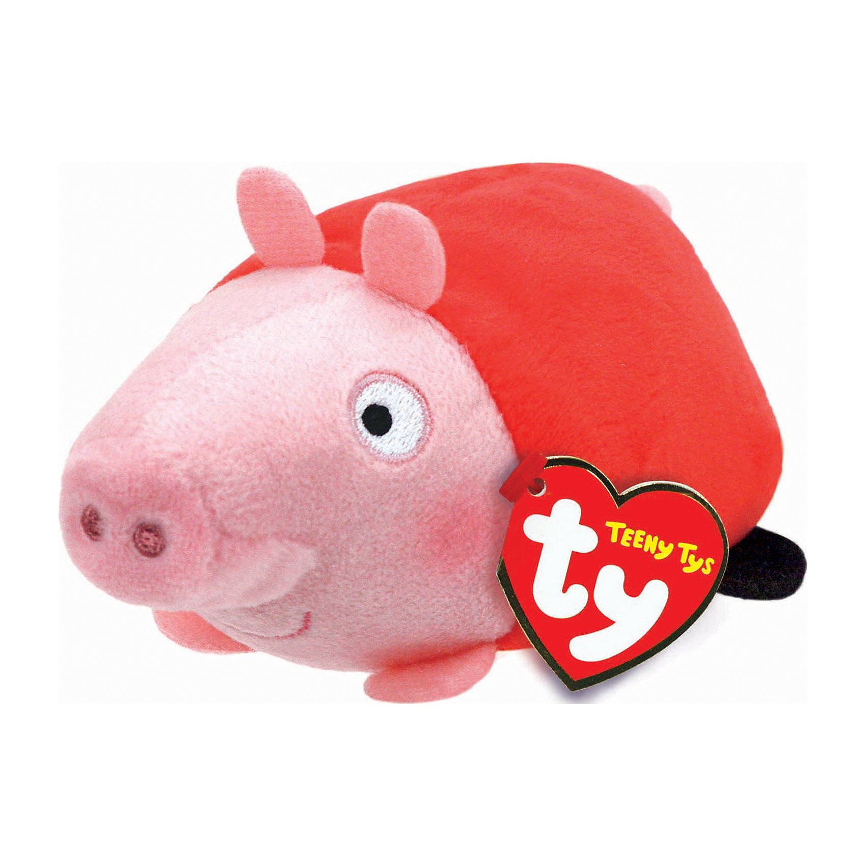 Мягкая игрушка Свинка Пеппа, 11х7х5 см, Teeny Tys, Ty Мягкая игрушка Свинка Пеппа, 11х7х5 см, Teeny Tys, TyЛюбимые герои<br>Мягкая игрушка Свинка Пеппа, 11х7х5 см, Teeny Tys, Ty (Тай)<br><br>Характеристики:<br><br>• способствует развитию мелкой моторики<br>• приятная на ощупь<br>• не содержит опасных элементов<br>• размер игрушки: 11х7х5 см<br>• не содержит токсичных материалов, опасных для здоровья ребёнка<br>• материал: текстиль, наполнитель<br>• вес: 23 грамма<br><br>Маленькие поклонники мультсериала Свинка Пеппа будут в восторге от этой замечательной игрушки. Узнаваемый образ главной героини мультика понравится и детям, и взрослым. Глазки и пятачок свинки вышиты. Игрушка не имеет мелких, опасных элементов, которые могут поранить малыша. Свинка имеет небольшой размер, поэтому игра поможет развить мелкую моторику рук крохи.<br><br>Мягкую игрушку Свинка Пеппа, 11х7х5 см, Teeny Tys, Ty (Тай) можно купить в нашем интернет-магазине.<br><br>Ширина мм: 70<br>Глубина мм: 50<br>Высота мм: 110<br>Вес г: 23<br>Возраст от месяцев: 36<br>Возраст до месяцев: 144<br>Пол: Унисекс<br>Возраст: Детский<br>SKU: 5399793