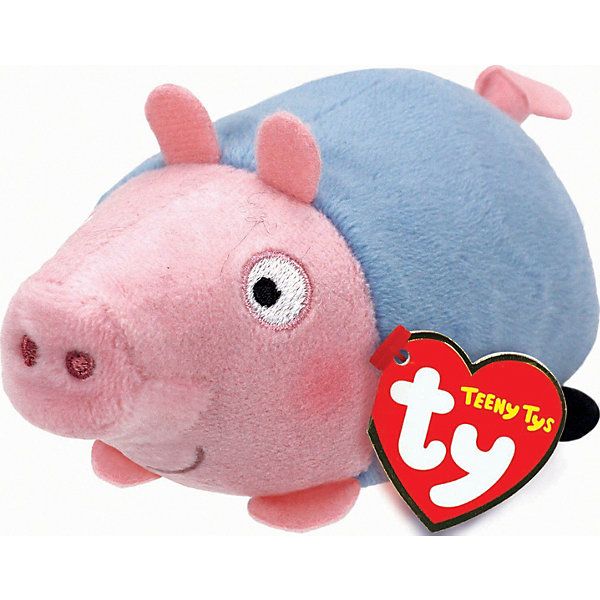 Мягкая игрушка Свинка Джордж, 11х7х5 см, Teeny Tys, Ty Мягкая игрушка Свинка Джордж, 11х7х5 см, Teeny Tys, TyМягкие игрушки из мультфильмов<br>Мягкая игрушка Свинка Джордж, 11х7х5 см, Teeny Tys, Ty (Тай)<br><br>Характеристики:<br><br>• способствует развитию мелкой моторики<br>• приятная на ощупь<br>• не содержит опасных элементов<br>• размер игрушки: 11х7х5 см<br>• не содержит токсичных материалов, опасных для здоровья ребёнка<br>• материал: текстиль, наполнитель<br>• вес: 23 грамма<br><br>Маленькие поклонники мультсериала Свинка Пеппа будут в восторге от этой замечательной игрушки. Узнаваемый образ главного героя мультика понравится и детям, и взрослым. Глазки и пятачок Джорджа вышиты. Игрушка не имеет мелких, опасных элементов, которые могут поранить малыша. Свинка имеет небольшой размер, поэтому игра поможет развить мелкую моторику рук крохи.<br><br>Мягкую игрушку Свинка Джордж, 11х7х5 см, Teeny Tys, Ty (Тай) вы можете купить в нашем интернет-магазине.<br><br>Ширина мм: 70<br>Глубина мм: 50<br>Высота мм: 110<br>Вес г: 23<br>Возраст от месяцев: 36<br>Возраст до месяцев: 144<br>Пол: Унисекс<br>Возраст: Детский<br>SKU: 5399794