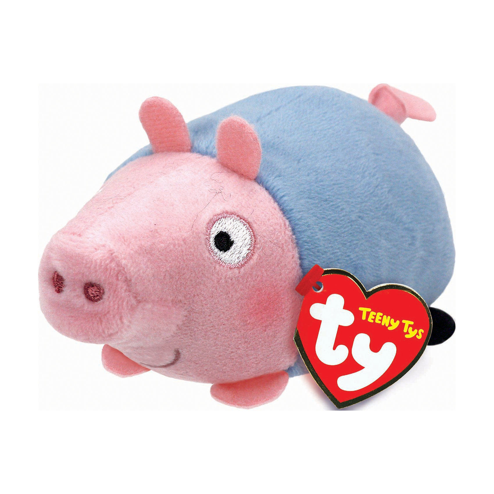 Мягкая игрушка Свинка Джордж, 11х7х5 см, Teeny Tys, Ty Мягкая игрушка Свинка Джордж, 11х7х5 см, Teeny Tys, TyЛюбимые герои<br>Мягкая игрушка Свинка Джордж, 11х7х5 см, Teeny Tys, Ty (Тай)<br><br>Характеристики:<br><br>• способствует развитию мелкой моторики<br>• приятная на ощупь<br>• не содержит опасных элементов<br>• размер игрушки: 11х7х5 см<br>• не содержит токсичных материалов, опасных для здоровья ребёнка<br>• материал: текстиль, наполнитель<br>• вес: 23 грамма<br><br>Маленькие поклонники мультсериала Свинка Пеппа будут в восторге от этой замечательной игрушки. Узнаваемый образ главного героя мультика понравится и детям, и взрослым. Глазки и пятачок Джорджа вышиты. Игрушка не имеет мелких, опасных элементов, которые могут поранить малыша. Свинка имеет небольшой размер, поэтому игра поможет развить мелкую моторику рук крохи.<br><br>Мягкую игрушку Свинка Джордж, 11х7х5 см, Teeny Tys, Ty (Тай) вы можете купить в нашем интернет-магазине.<br><br>Ширина мм: 70<br>Глубина мм: 50<br>Высота мм: 110<br>Вес г: 23<br>Возраст от месяцев: 36<br>Возраст до месяцев: 144<br>Пол: Унисекс<br>Возраст: Детский<br>SKU: 5399794