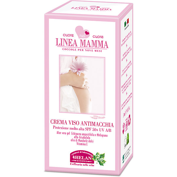 Крем для лица против пигментных пятен Linea Mamma, 30 мл., HELAN Крем для лица против пигментных пятен Linea Mamma, 30 мл., HELANУход и гигиена<br>Крем для лица против пигментных пятен Linea Mamma, 30 мл., HELAN (Хелан)<br><br>Характеристики:<br><br>• защищает от вредного воздействия солнечных лучей<br>• SPF 50+<br>• придаёт упругость и защищает кожу<br>• противопигментные свойства<br>• водостойкий <br>• не оставляет разводов<br>• активные компоненты: алоэ вера, экстракты граната и эхинацеи, масло сладкого миндаля, витамин Е<br>• объем: 30 мл<br>• размер упаковки: 10х4х5 см<br>• вес: 118 грамм<br><br>Гормональные изменения в организме во время беременности и в послеродовом периоде могут негативно повлиять на состояние кожи. Чтобы избежать этой проблемы, воспользуйтесь кремом Linea Mamma против пигментных пятен. Он восстановит защитные свойства кожи и поможет вам избежать появления пигментных пятен. Активные компоненты крема бережно питают кожу и придают ей упругость. Крем легко наносится не оставляя разводов. Кроме того, он защитит вас от вредного воздействия прямых солнечных лучей.<br><br>Крем для лица против пигментных пятен Linea Mamma, 30 мл., HELAN (Хелан) вы можете купить в нашем интернет-магазине.<br><br>Ширина мм: 50<br>Глубина мм: 40<br>Высота мм: 100<br>Вес г: 118<br>Возраст от месяцев: 216<br>Возраст до месяцев: 2147483647<br>Пол: Женский<br>Возраст: Детский<br>SKU: 5401705