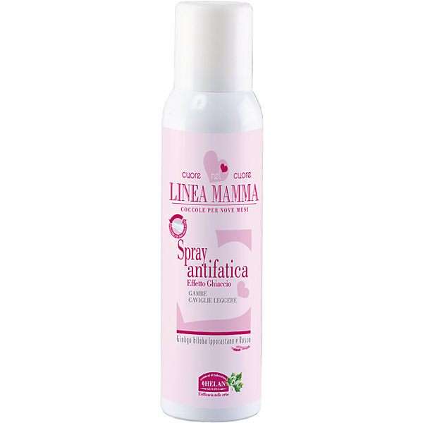 Спрей для ног Linea Mamma, 125 мл., HELAN Спрей для ног Linea Mamma, 125 мл., HELANУход и гигиена<br>Спрей для ног Linea Mamma, 125 мл., HELAN (Хелан)<br><br>Характеристики:<br><br>• снимает ощущение усталости и освежает<br>• дарит чувство легкости<br>• восстанавливает клетки кожи<br>• придает эластичность стенкам кровеносных сосудов<br>• синтезирует коллаген<br>• придает коже эластичность<br>• объем: 125 мл<br>• размер упаковки: 18х4,5х4,5 см<br>• вес: 160 грамм<br><br>Нагрузка на ноги очень увеличивается во время беременности. Чтобы снять усталость и подарить ногам ощущение легкости, используйте спрей для ног Linea Mamma. Он освежает кожу ног, обеспечивая вам комфорт. При регулярном применении средство способствует регенерации клеток кожи и придает эластичность стенкам кровеносных сосудов. Придавая эластичность коже, спрей помогает вам сделать период ожидания малыша еще приятнее!<br><br>Спрей для ног Linea Mamma, 125 мл., HELAN (Хелан) вы можете купить в нашем интернет-магазине.<br><br>Ширина мм: 45<br>Глубина мм: 45<br>Высота мм: 180<br>Вес г: 160<br>Возраст от месяцев: 216<br>Возраст до месяцев: 2147483647<br>Пол: Женский<br>Возраст: Детский<br>SKU: 5401718