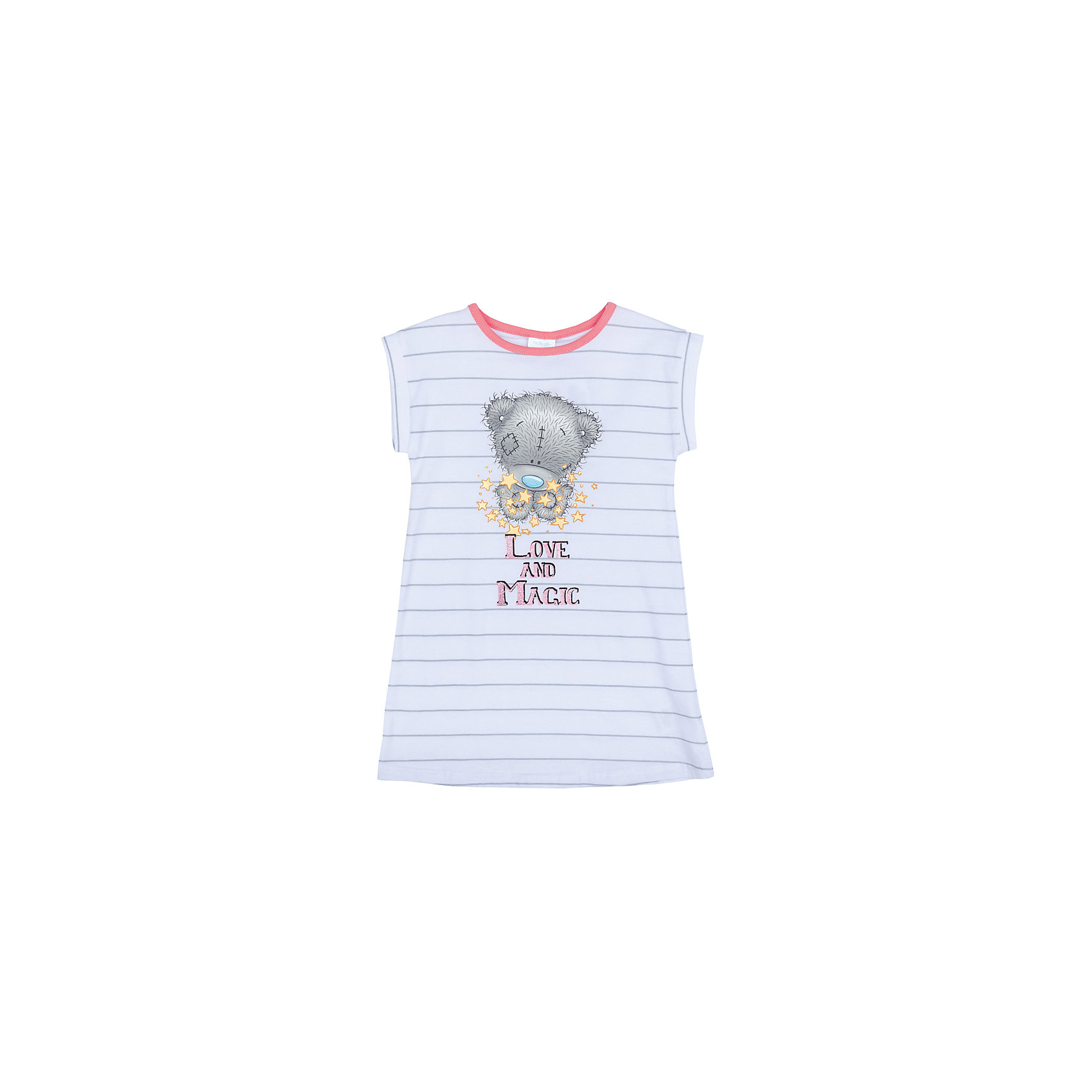 Сорочка для девочки PlayToday Сорочка для девочки PlayTodayПижамы и сорочки<br>Сорочка для девочки PlayToday<br>Уютная мягкая сорочка обязательно понравится Вашему ребенку! Может также служить удобным домашним платьем. Мягкий, приятный к телу, материал не сковывает движений и не вызывает раздражений. Яркий стильный принт является достойным украшением данного изделия.Преимущества: Свободный классический крой не сковывает движения ребенкаМатериал не раздражает нежную детскую кожуМожет служить удобным домашним платьем<br>Состав:<br>95% хлопок, 5% эластан<br><br>Ширина мм: 281<br>Глубина мм: 70<br>Высота мм: 188<br>Вес г: 295<br>Цвет: серый<br>Возраст от месяцев: 84<br>Возраст до месяцев: 96<br>Пол: Женский<br>Возраст: Детский<br>Размер: 98,104,110,128,116,122<br>SKU: 5404016
