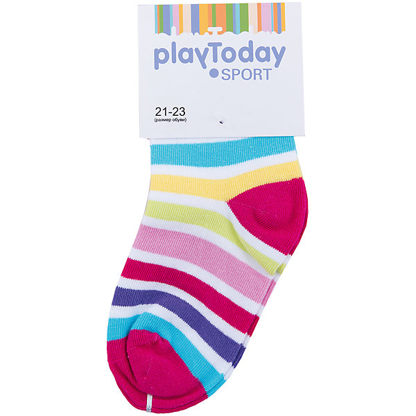 Гольфы для девочки PlayToday Гольфы для девочки PlayTodayНоски<br>Характеристики товара:<br><br>• цвет: разноцветный<br>• состав: 75% хлопок, 22% нейлон, 3% эластан<br>• долго служат<br>• качественный трикотаж<br>• дышащий материал<br>• мягкая резинка<br>• комфортная посадка<br>• коллекция: весна-лето 2017<br>• страна бренда: Германия<br>• страна производства: Китай<br><br>Популярный бренд PlayToday выпустил новую коллекцию! Вещи из неё продолжают радовать покупателей удобством, стильным дизайном и продуманным кроем. Дети носят их с удовольствием. PlayToday - это линейка товаров, созданная специально для детей. Дизайнеры учитывают новые веяния моды и потребности детей. Порадуйте ребенка обновкой от проверенного производителя!<br>Эти гольфы обеспечат ребенку комфорт благодаря качественному материалу и продуманному крою. Отличный вариант удобной одежды - не натирает и не давит, не ограничивает свободу движений! Выглядит стильно и аккуратно.<br><br>Гольфы для девочки от известного бренда PlayToday можно купить в нашем интернет-магазине.<br><br>Ширина мм: 87<br>Глубина мм: 10<br>Высота мм: 105<br>Вес г: 115<br>Цвет: разноцветный<br>Возраст от месяцев: 9<br>Возраст до месяцев: 12<br>Пол: Женский<br>Возраст: Детский<br>Размер: 134/140,98/104,122/128,110/116<br>SKU: 5404974