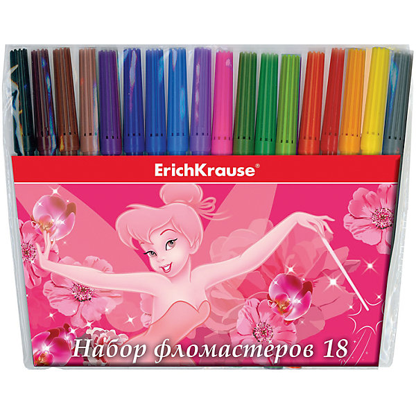 Фломастеры Tink Pink, 18 цветов Фломастеры Tink Pink, 18 цветовФломастеры<br>Характеристики товара:<br><br>• материал упаковки: пластик <br>• количество цветов: 18<br>• вентилируемый колпачок<br>• возраст: от 3 лет<br>• габариты упаковки: 17,9х17,2х1,2 см<br>• вес: 123 г<br>• страна производитель: Россия<br><br>Здоровое развитие ребенка невозможно без включения творческой программы в его дошкольное обучение. Рисование фломастерами – отличная возможность развить в малыше фантазию и нестандартное мышление. У фломастеров вентилируемый колпачок в целях безопасности.<br><br>Фломастеры Tink Pink, 18 цветов, можно купить в нашем интернет-магазине.<br><br>Ширина мм: 179<br>Глубина мм: 172<br>Высота мм: 12<br>Вес г: 123<br>Возраст от месяцев: 36<br>Возраст до месяцев: 2147483647<br>Пол: Женский<br>Возраст: Детский<br>SKU: 5409271
