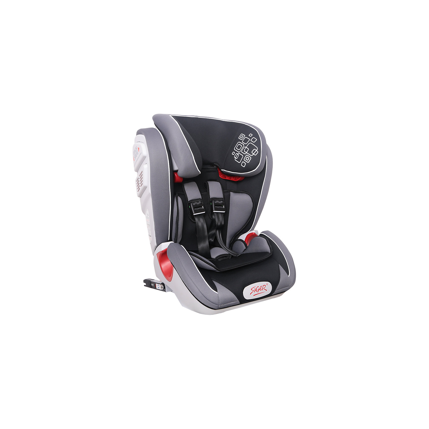 Автокресло Siger Индиго Isofix 9-36 кг, черный Автокресло Siger Индиго Isofix 9-36 кг, черныйГруппа 1-2-3 (От 9 до 36 кг)<br>Характеристики:<br><br>• группа: 1/2/3;<br>• вес ребенка: 9-36 кг;<br>• возраст ребенка: от 1 года до 12 лет;<br>• способ крепления: Isofix;<br>• способ установки: по ходу движения автомобиля;<br>• 5-ти точечные ремни безопасности, регулируются по длине и высоте;<br>• анатомическая форма кресла;<br>• вкладыш для годовалого ребенка;<br>• регулируемый по высоте подголовник;<br>• усиленная защита от боковых ударов;<br>• чехол снимается и стирается при температуре 30 градусов;<br>• материал: пластик, полиэстер;<br>• размер автокресла: 51х43,3х63,4 см;<br>• вес автокресла: 8,3 кг.<br><br>Автокресло группы 1-2-3 предназначено для детей в возрасте от года до 12 лет. Автокресло устанавливается на заднем сидении автомобиля лицом по ходу движения автомобиля, крепится с помощью системы Изофикс. Кресло универсальное: и годовалому крохе будет уютно в кресле, и подросток будет чувствовать себя комфортно – благодаря анатомической форме кресельной чаши, широким боковинам, регулируемому подголовнику, вкладышу для малышей. <br><br>Автокресло Индиго Isofix 9-36 кг., SIGER, цвет черный можно купить в нашем интернет-магазине.<br><br>Ширина мм: 430<br>Глубина мм: 511<br>Высота мм: 631<br>Вес г: 8300<br>Возраст от месяцев: 12<br>Возраст до месяцев: 144<br>Пол: Унисекс<br>Возраст: Детский<br>SKU: 5409380