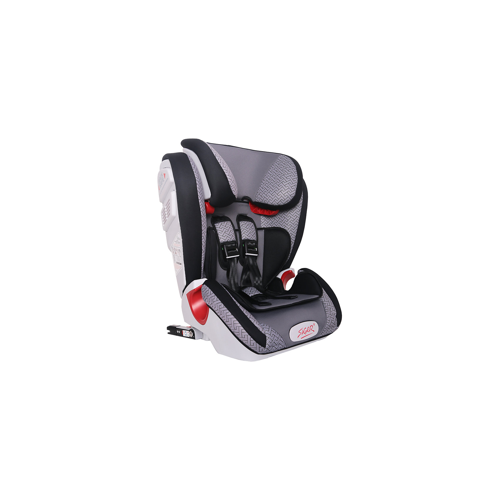 Автокресло Siger Индиго Art Isofix 9-36 кг, серый лабиринт Автокресло Siger Индиго Art Isofix 9-36 кг, серый лабиринтГруппа 1-2-3 (От 9 до 36 кг)<br>Характеристики:<br><br>• группа: 1/2/3;<br>• вес ребенка: 9-36 кг;<br>• возраст ребенка: от 1 года до 12 лет;<br>• способ крепления: Isofix;<br>• способ установки: по ходу движения автомобиля;<br>• 5-ти точечные ремни безопасности, регулируются по длине и высоте;<br>• анатомическая форма кресла;<br>• вкладыш для годовалого ребенка;<br>• регулируемый по высоте подголовник;<br>• усиленная защита от боковых ударов;<br>• чехол снимается и стирается при температуре 30 градусов;<br>• материал: пластик, полиэстер;<br>• размер автокресла: 51х43,3х63,4 см;<br>• вес автокресла: 8,3 кг.<br><br>Автокресло группы 1-2-3 предназначено для детей в возрасте от года до 12 лет. Автокресло устанавливается на заднем сидении автомобиля лицом по ходу движения автомобиля, крепится с помощью системы Изофикс. Кресло универсальное: и годовалому крохе будет уютно в кресле, и подросток будет чувствовать себя комфортно – благодаря анатомической форме кресельной чаши, широким боковинам, регулируемому подголовнику, вкладышу для малышей. <br><br>Автокресло Индиго Art Isofix 9-36 кг., SIGER, серый лабиринт можно купить в нашем интернет-магазине.<br><br>Ширина мм: 430<br>Глубина мм: 511<br>Высота мм: 631<br>Вес г: 8300<br>Возраст от месяцев: 12<br>Возраст до месяцев: 144<br>Пол: Унисекс<br>Возраст: Детский<br>SKU: 5409382